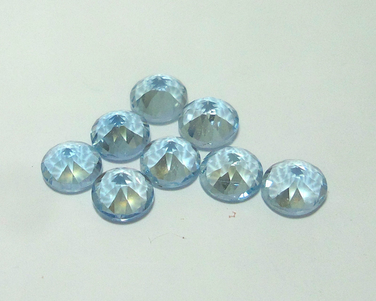 5 mm AAA Natural Aquamarine Rounds, TOP Quality Best Color, Calibrated Gemstones, March Birthstone, Aquamarine Studs, Round Cut Stones