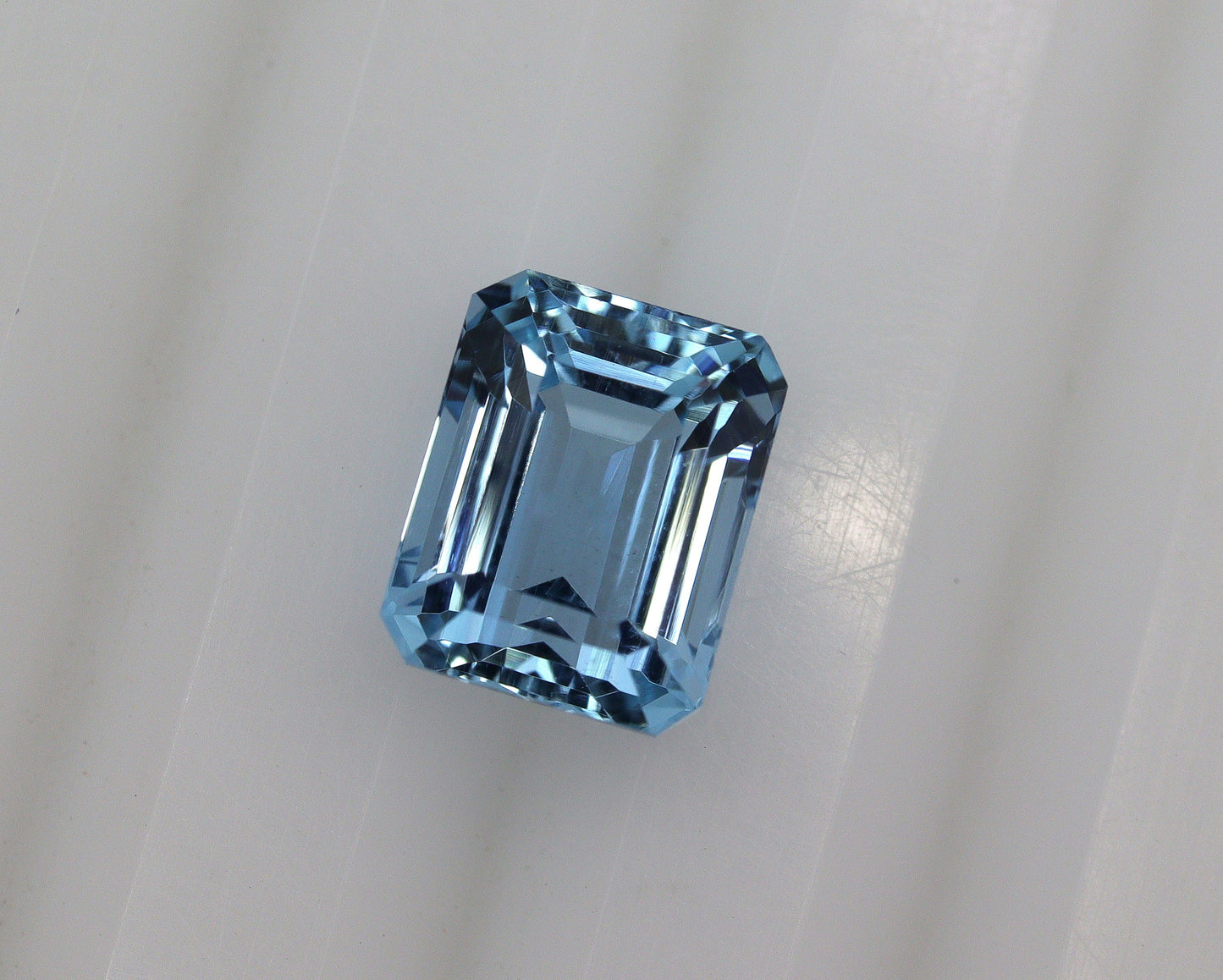 ULTRA FINE! 1.74 Ct Natural Aquamarine Emerald Cut | Deep Blue Gemstone | March Birthstone | 7.3x5.8 mm Loose Gem | Engagement Ring Stone
