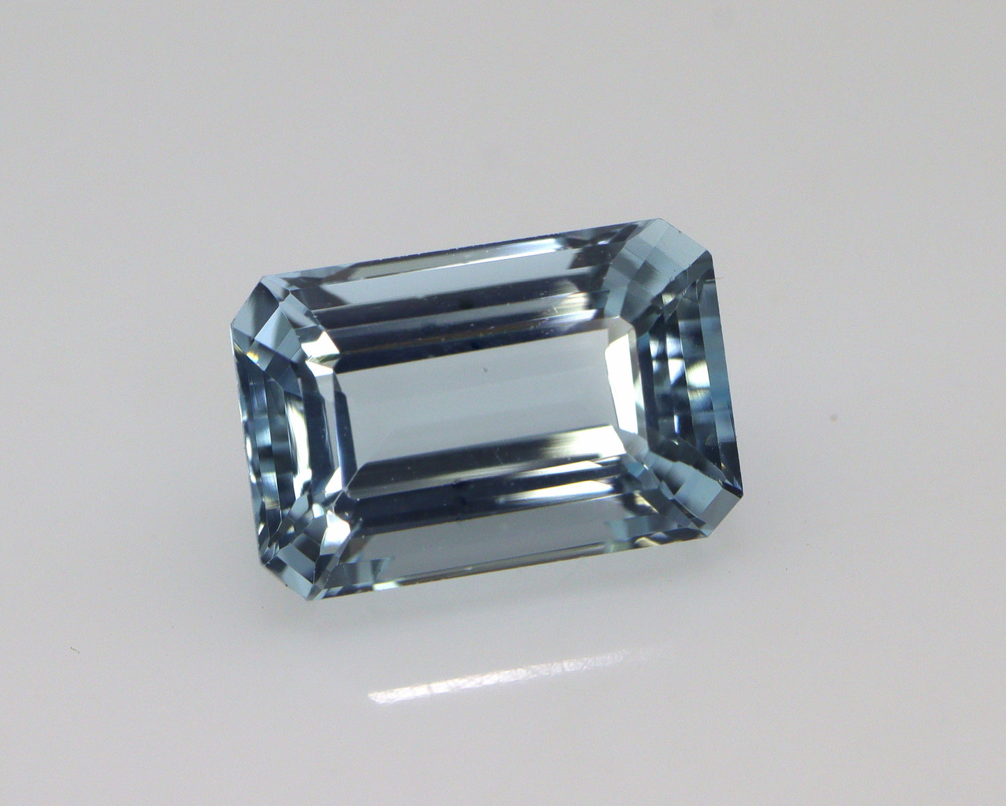 Natural AQUAMARINE Emerald Cut, 8.3x5.6 mm, Dainty Aquamarine Ring, Step Cut Rectangle Aquamarine, Emerald Cut Promise Ring, Stacking Ring