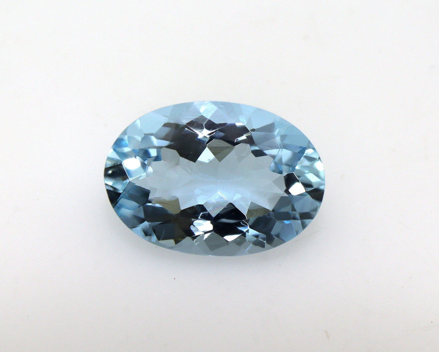 2 Ct Aquamarine Oval 10.4x7.4 mm | AAA+ Top Blue Gemstone | March Birthstone | Natural Loose Aquamarine for Ring, Pendant, Necklace
