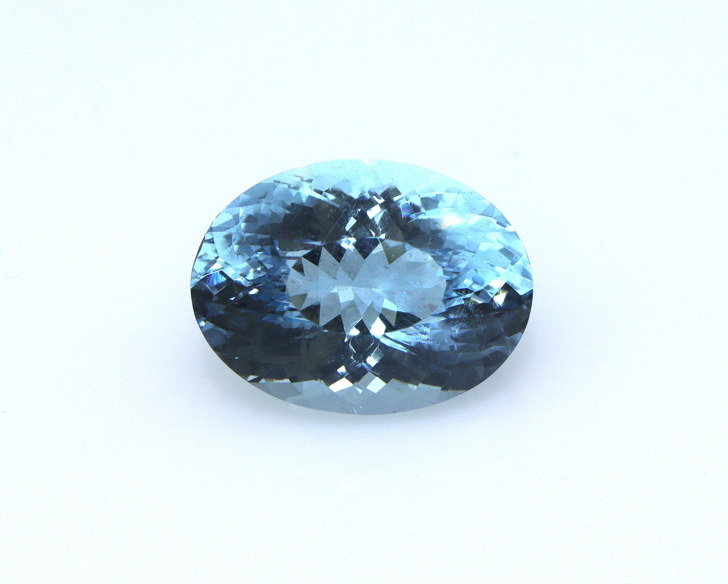 10.7 Ct Dark Blue Aquamarine Oval, 16.8x12.5mm Eye Clean VVS Gem, Rare Color for Ring or Pendant, Natural & Unheated, Big Aquamarine