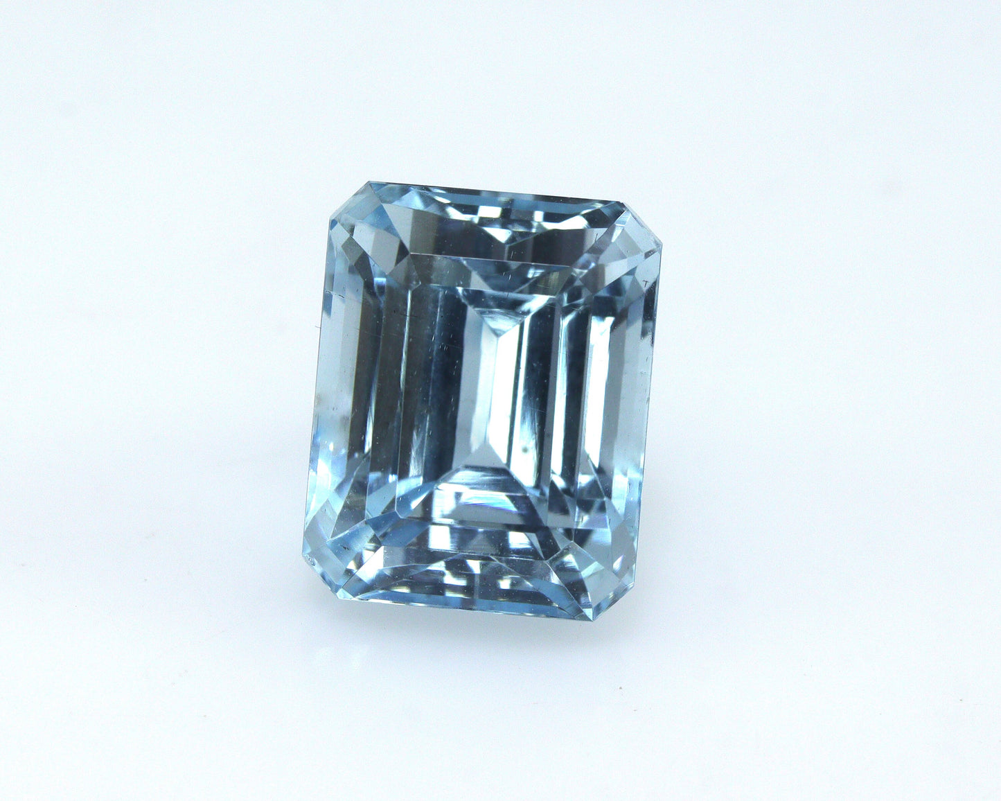 4.4 Ct Natural Aquamarine Emerald Cut 10x8 mm | Top Blue Loose Gemstone for Ring, Statement Jewelry