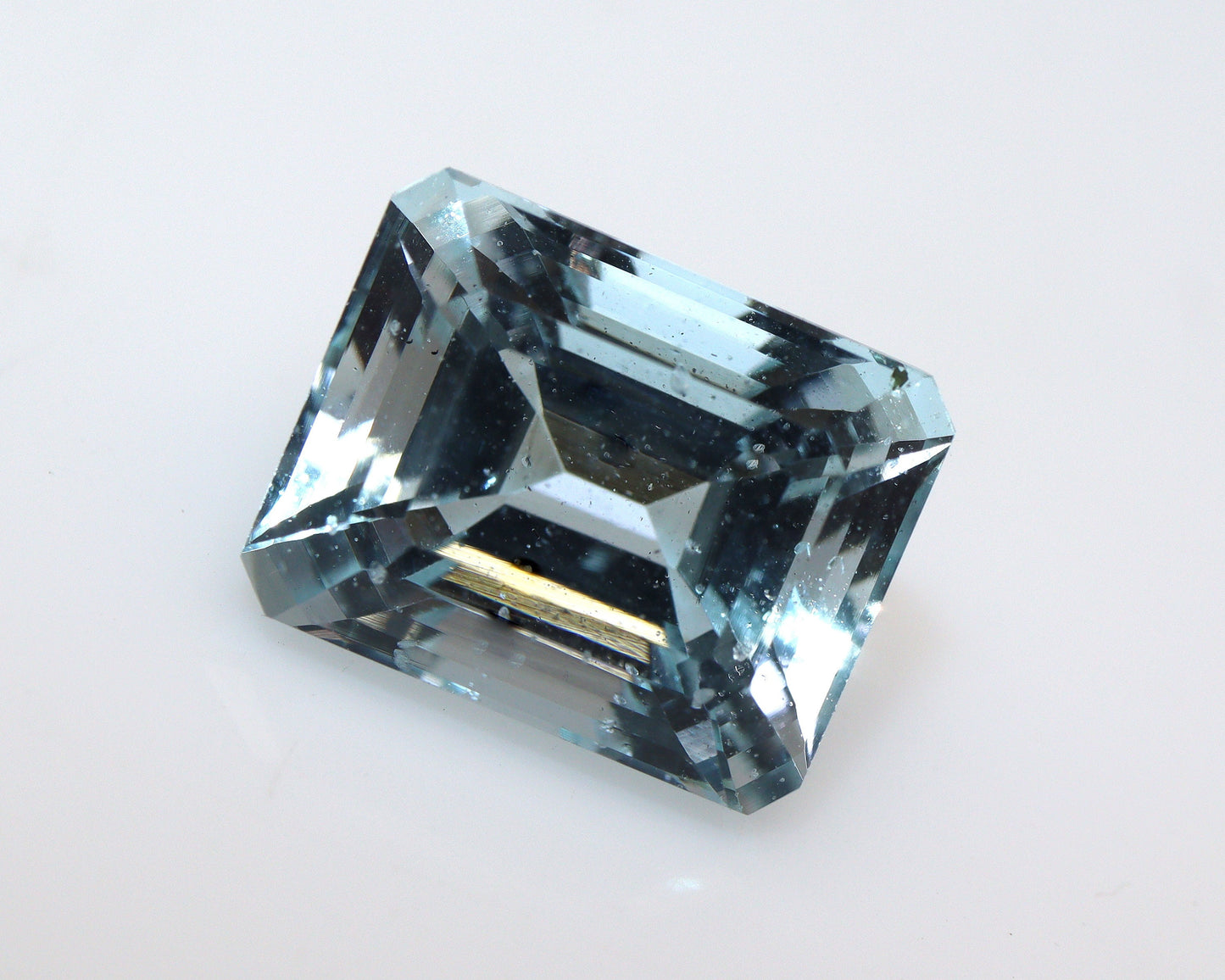 6.5 Ct Natural Aquamarine Emerald Cut | Large Blue Aquamarine Gemstone | March Birthstone | Octagon Loose Aquamarine for Ring Pendant