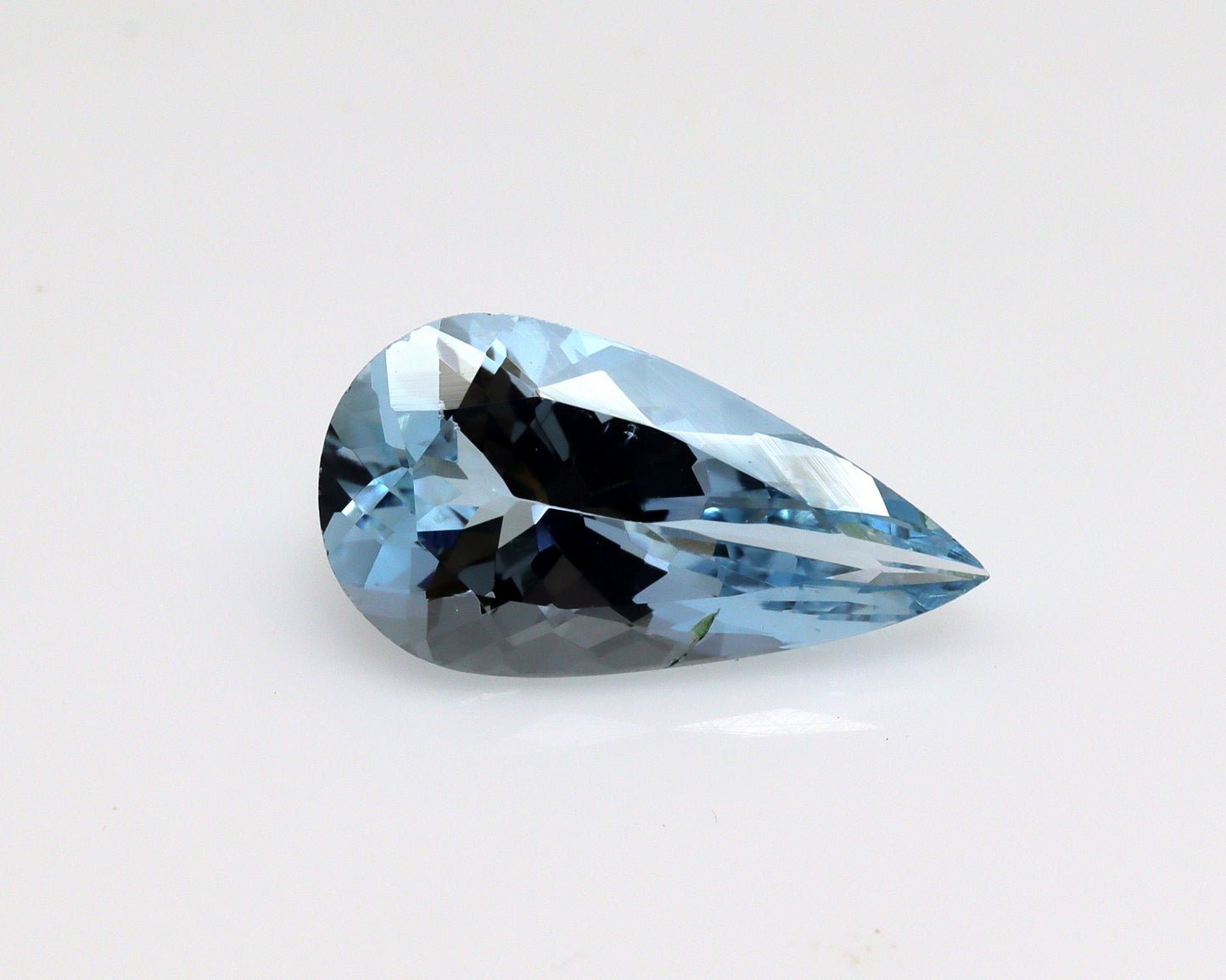 2.5 Ct AAA Natural Aquamarine Pear – Medium Blue VVS – Unheated Untreated March Birthstone – Loose Aquamarine for Custom Jewelry