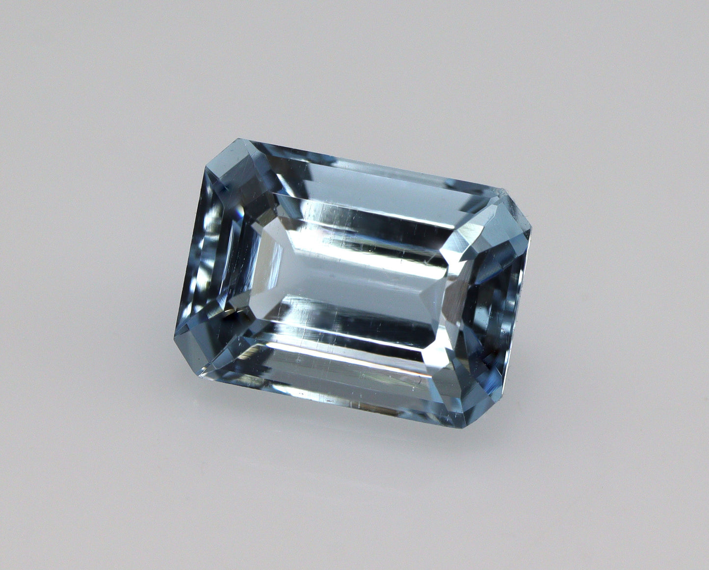 1.98 Ct Emerald Cut Aquamarine | AAA Natural Loose Gemstone | March Birthstone | Aquamarine for Engagement Ring or Custom Jewelry