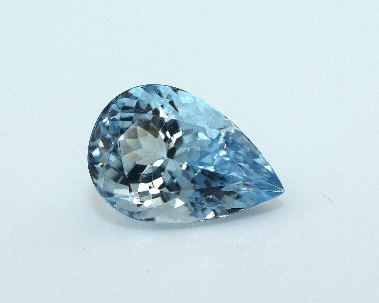 3.3 Ct Natural Aquamarine Pear Cut 12.2x8.4 mm, AAA Loose Gemstone, Medium Blue March Birthstone, Unheated Aquamarine