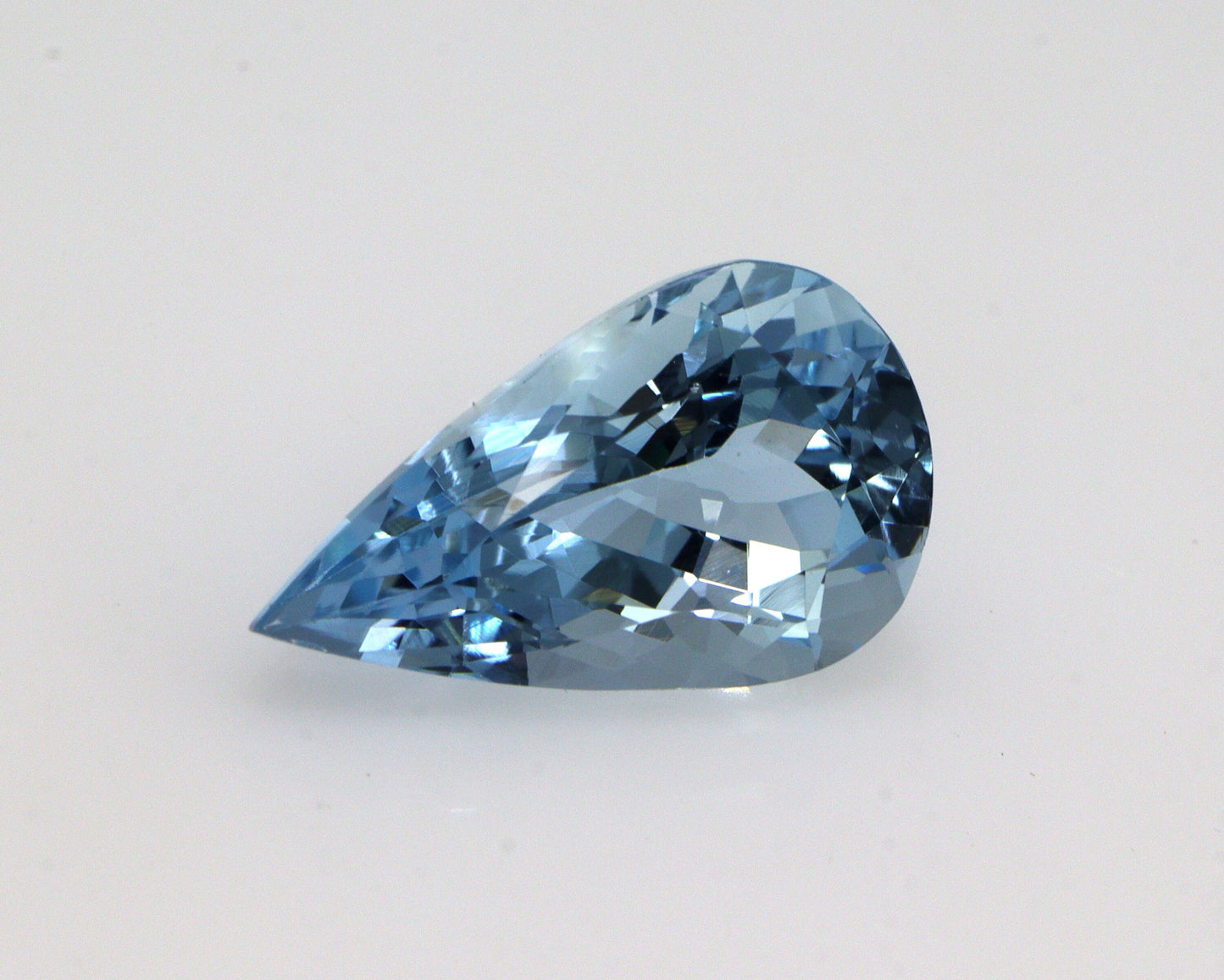 2.28 Ct Dark Blue Aquamarine Pear Cut | AAA+ Natural Gemstone | Loupe Clean | March Birthstone | Aquamarine for Engagement Ring