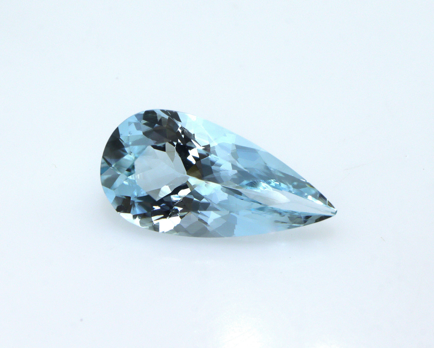 FINE QUALITY! 3.5 Cts AAA Natural Aquamarine Pear Cut 15.7x8 mm, Pear Ring, Top Grade Aquamarine Fine Jewelry, Aquamarine Pear Pendant