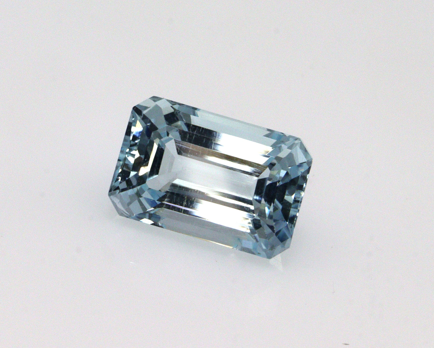 3.1 Ct AAA Natural Aquamarine Emerald Cut | Step Cut Faceted Aquamarine | High Grade Aquamarine Gemstone for Necklace or Wedding Ring