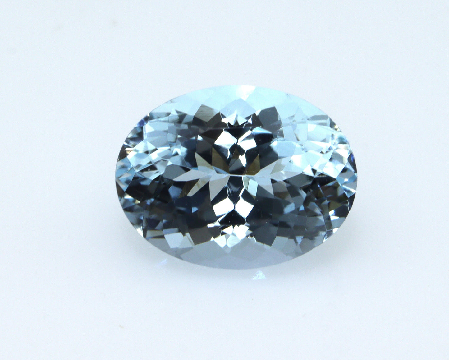 AAA+ 4.6 Ct AAA Natural Aquamarine Oval Cut 12.5x9.5 mm | Top Blue Faceted Gemstone | Loose Aquamarine for Ring, Pendant, Necklace