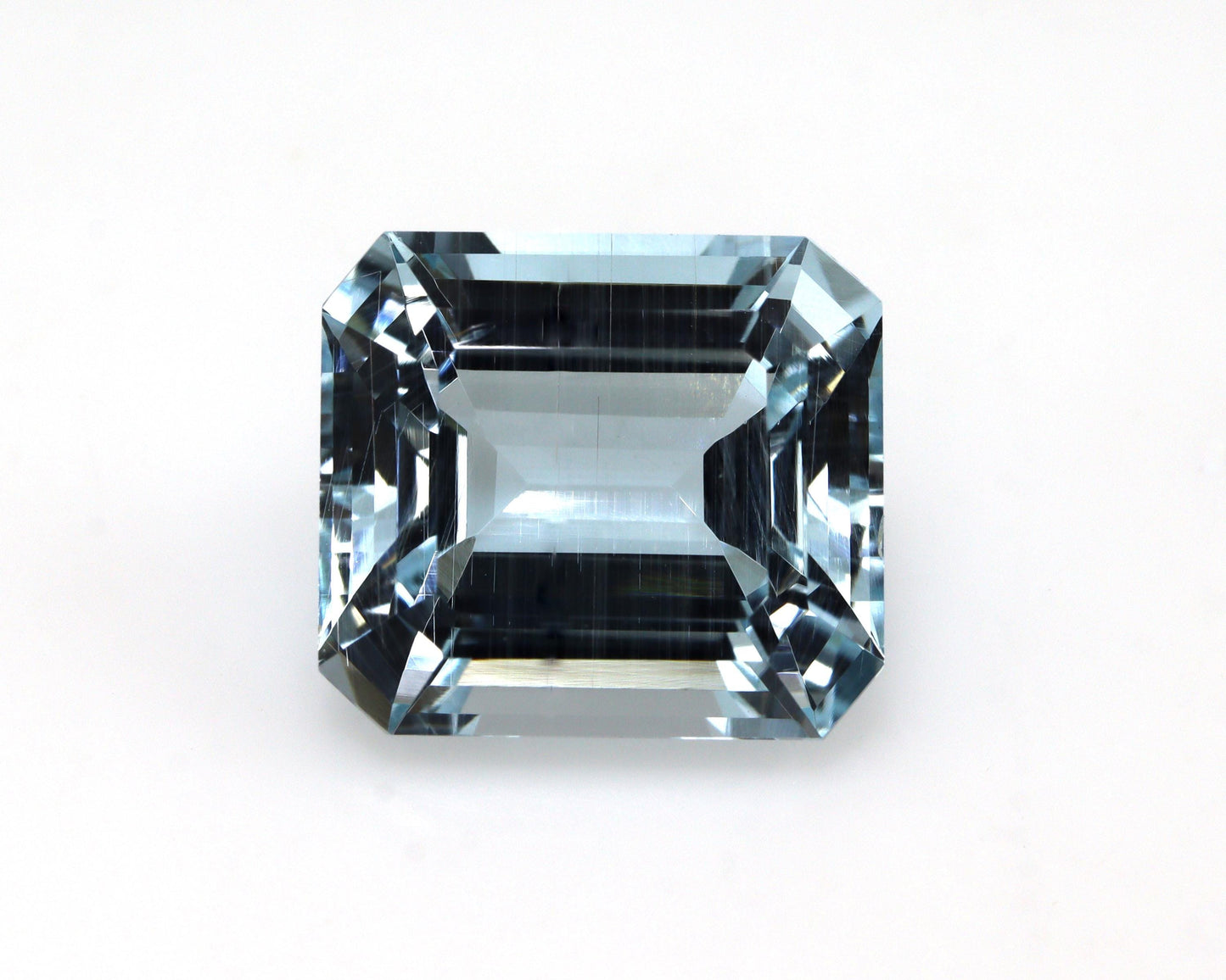 8.1 Ct Aquamarine Emerald Cut Gem, 12.9x11.5mm Ocean Blue Solitaire, For Ring or Necklace, Emerald Cut Necklace, BIG Aquamarine Solitaire