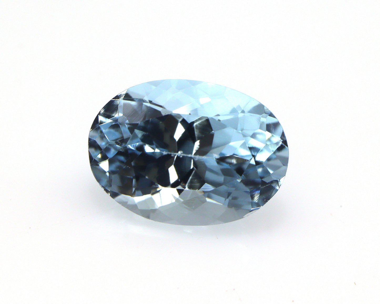 AAA 3.3 Ct Natural Aquamarine Oval Cut 11x8 mm | Micro Cut Full Luster | March Birthstone Gem for Ring or Pendant