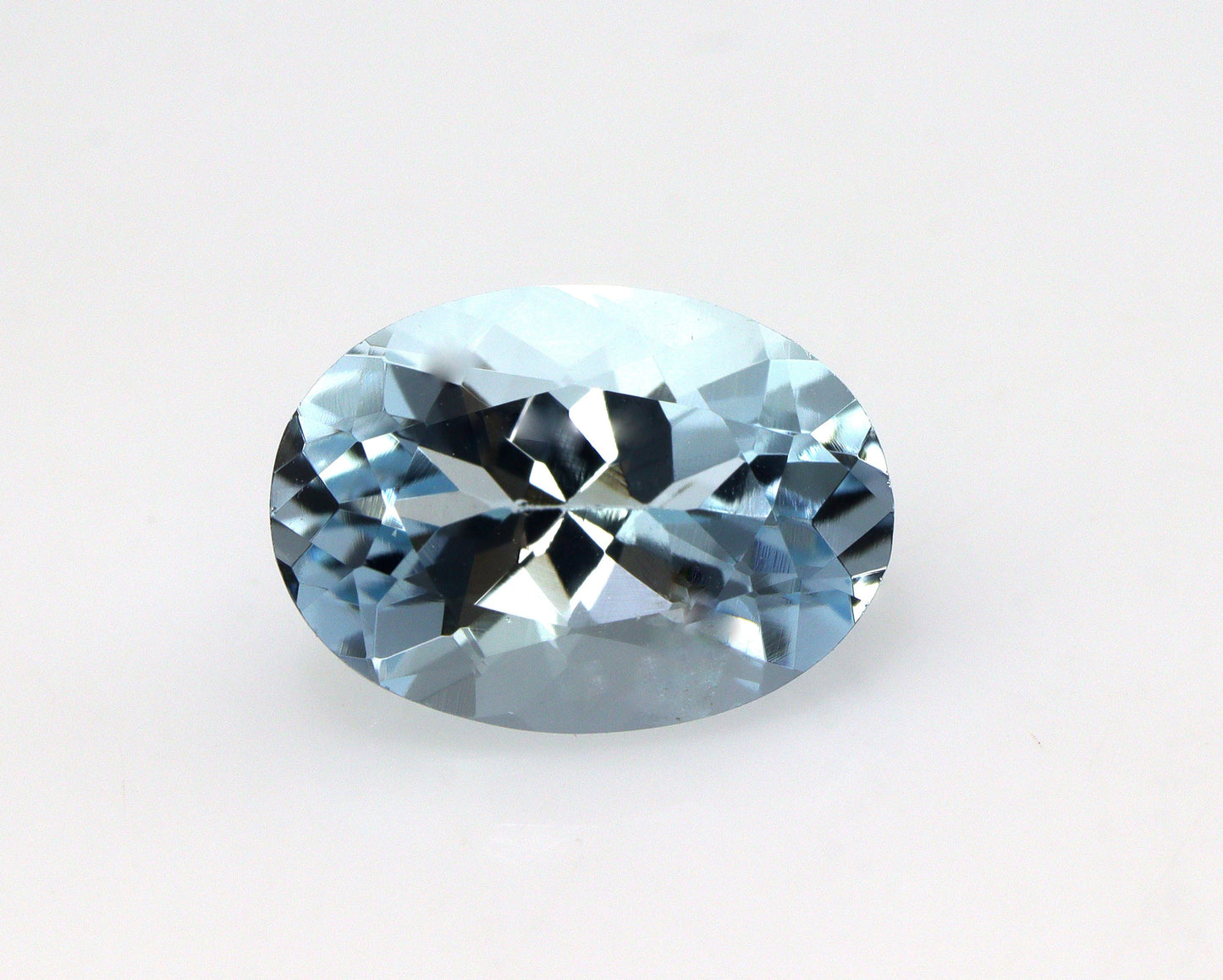 2.1 Cts Oval Cut Aquamarine Gemstone | AAA Medium Blue Faceted Stone | March Birthstone | Natural Unheated | Ring, Pendant, Halo Necklace