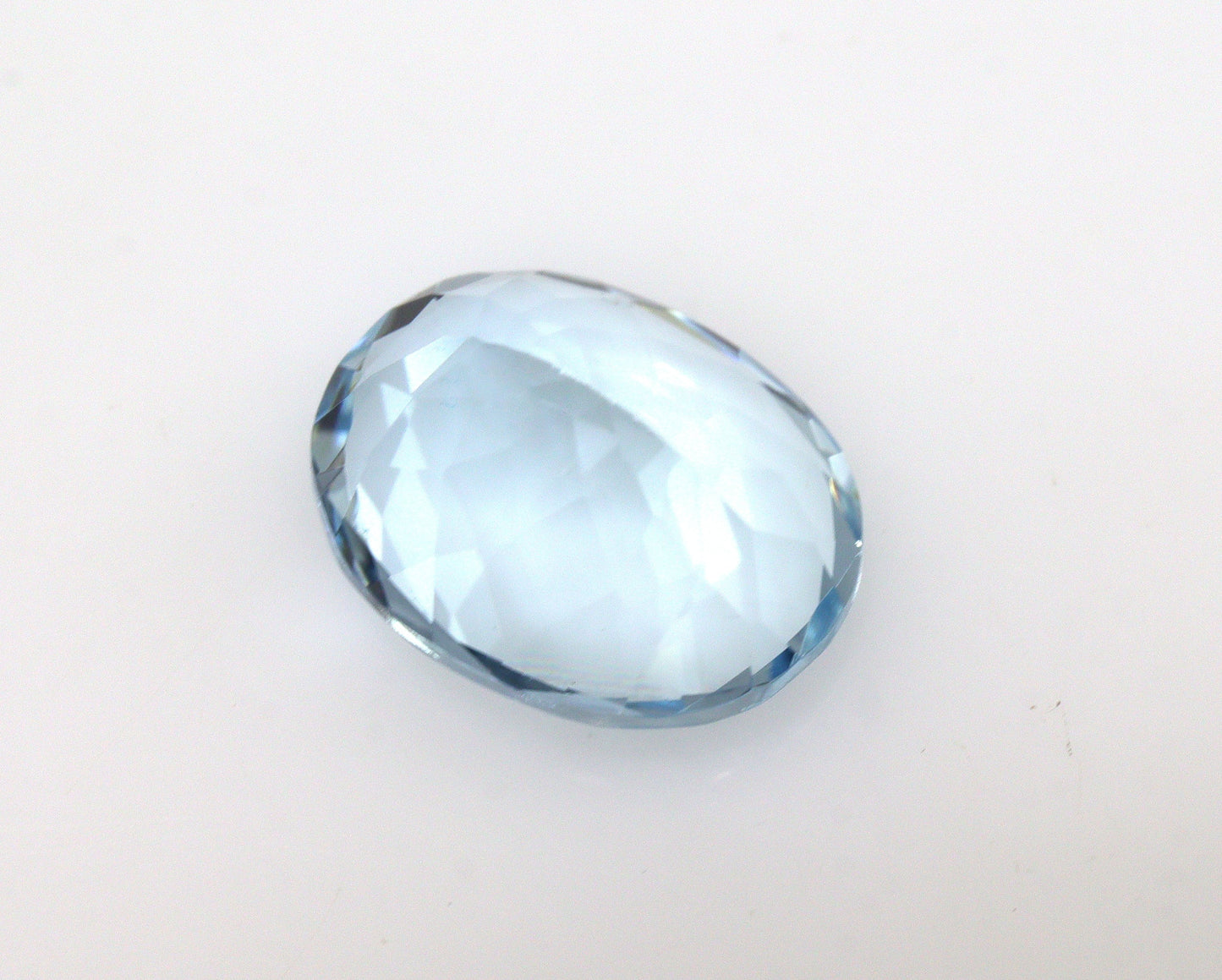 2.2 Ct Natural Aquamarine Oval Cut – 9.5×7.5 mm | Excellent Faceting & Eye-Clean Clarity | Loose Stone for Jewelry Making