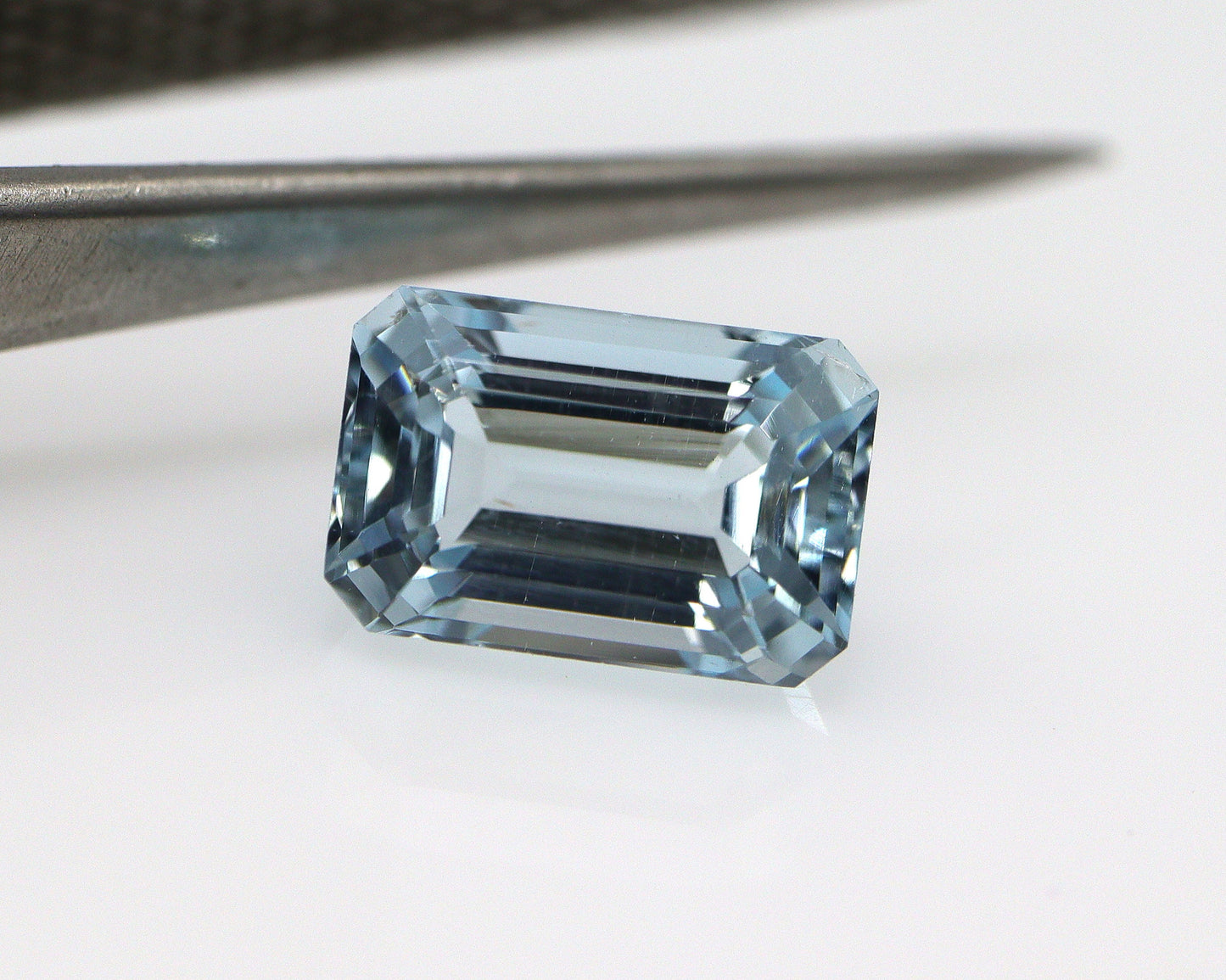 3.1 Ct AAA Natural Aquamarine Emerald Cut | Step Cut Faceted Aquamarine | High Grade Aquamarine Gemstone for Necklace or Wedding Ring
