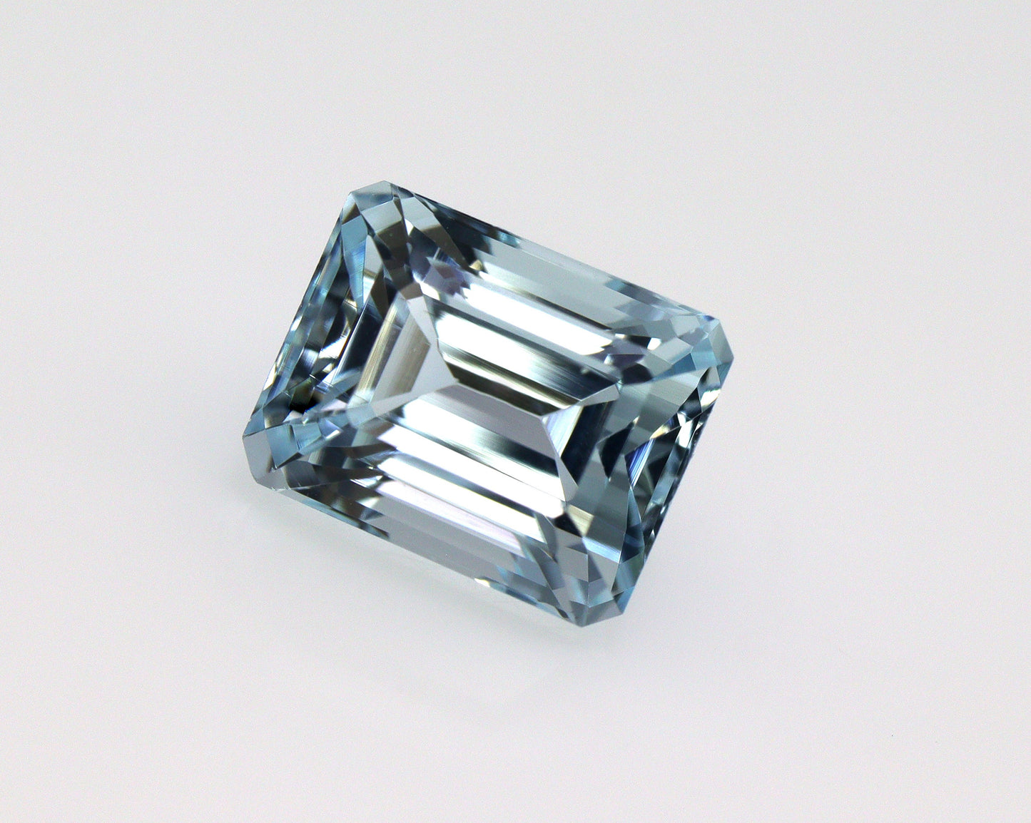 2.29 Ct AAA Natural Aquamarine Emerald Cut (8.1x6.5 mm) – Light Blue Loose Gemstone | March Birthstone