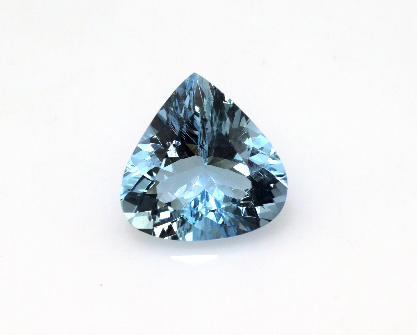 4.9ct Dark Blue Aquamarine Heart | SUPER BLUE AAA+ Natural Gem, Eye Clean Unheated Heart Shape, Big Pendant or Ring Gemstone, Heart Necklace