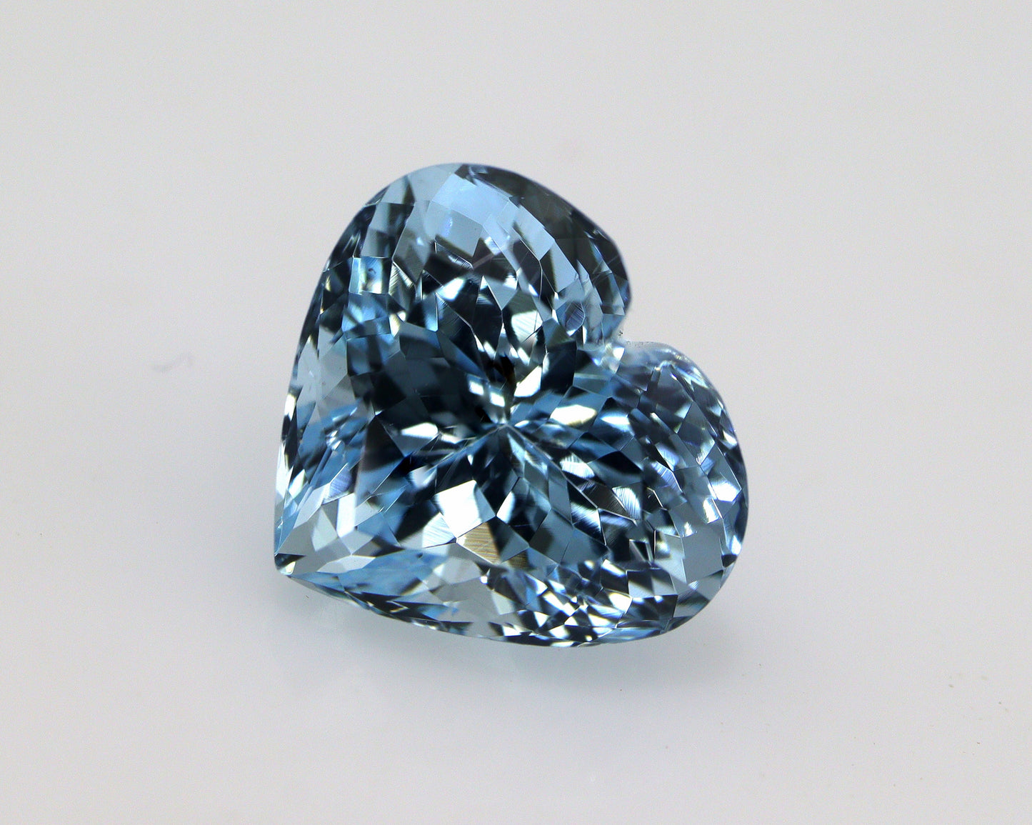 6.1 Ct Aquamarine Heart Cut 12.5x11 mm | AAA+ Natural Blue Gemstone | FINEST QUALITY Loose Aquamarine for Ring, Pendant, Necklace
