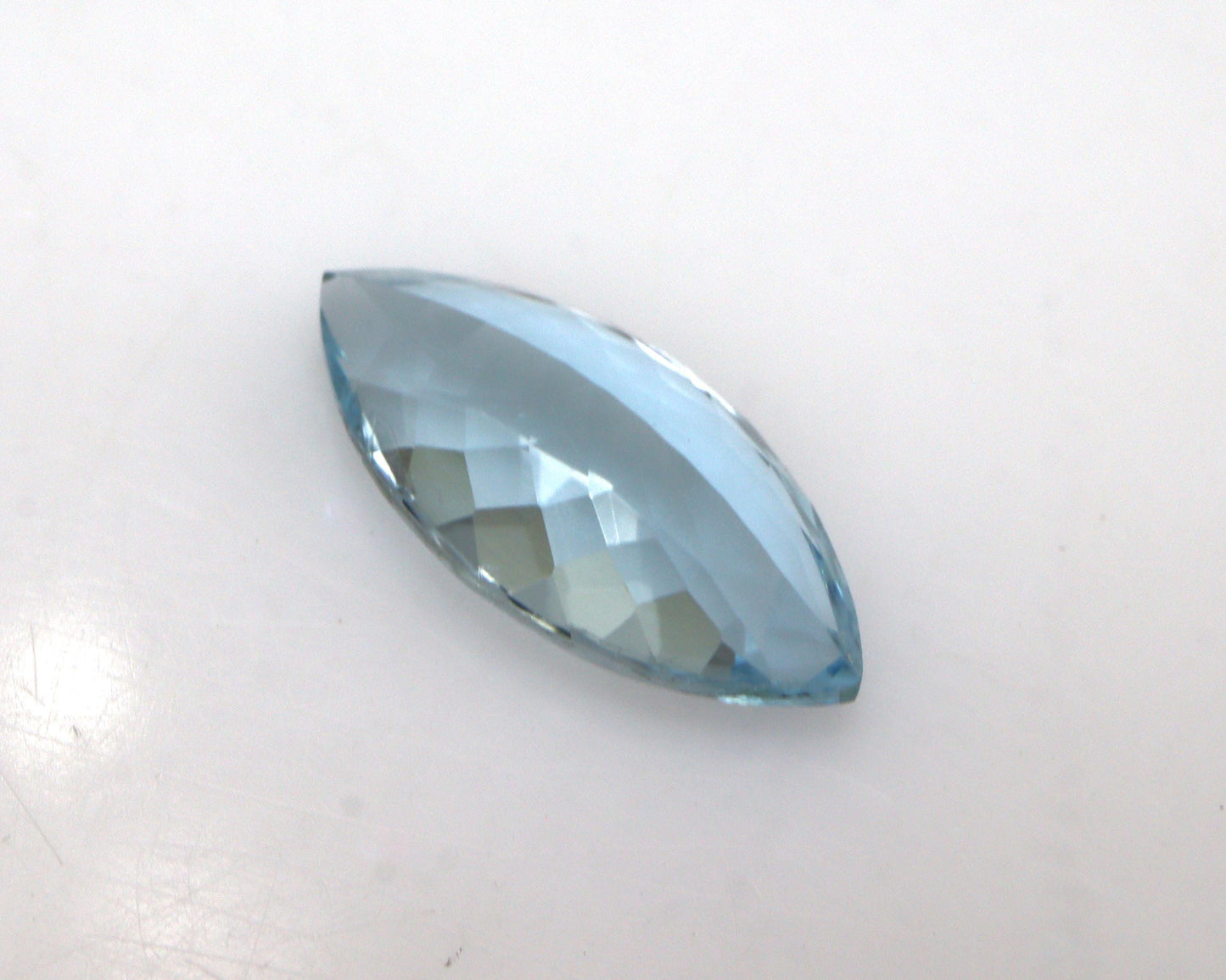 2.3 Ct AAA Aquamarine Marquise, medium blue, eye clean. Perfect for engagement rings, pendants & March Birthstone Jewelry