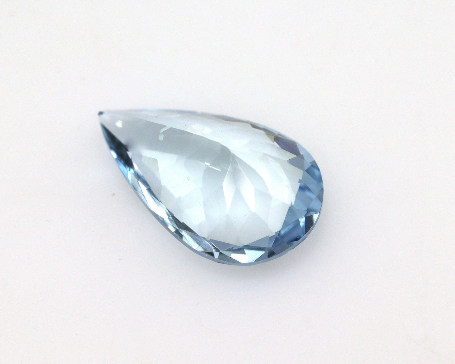 2.5 Ct Dark Blue Aquamarine Pear Cut | AAA Natural Loupe Clean Gem | Unheated & Untreated, Pear Engagement Ring Gemstone, Exclusive Quality