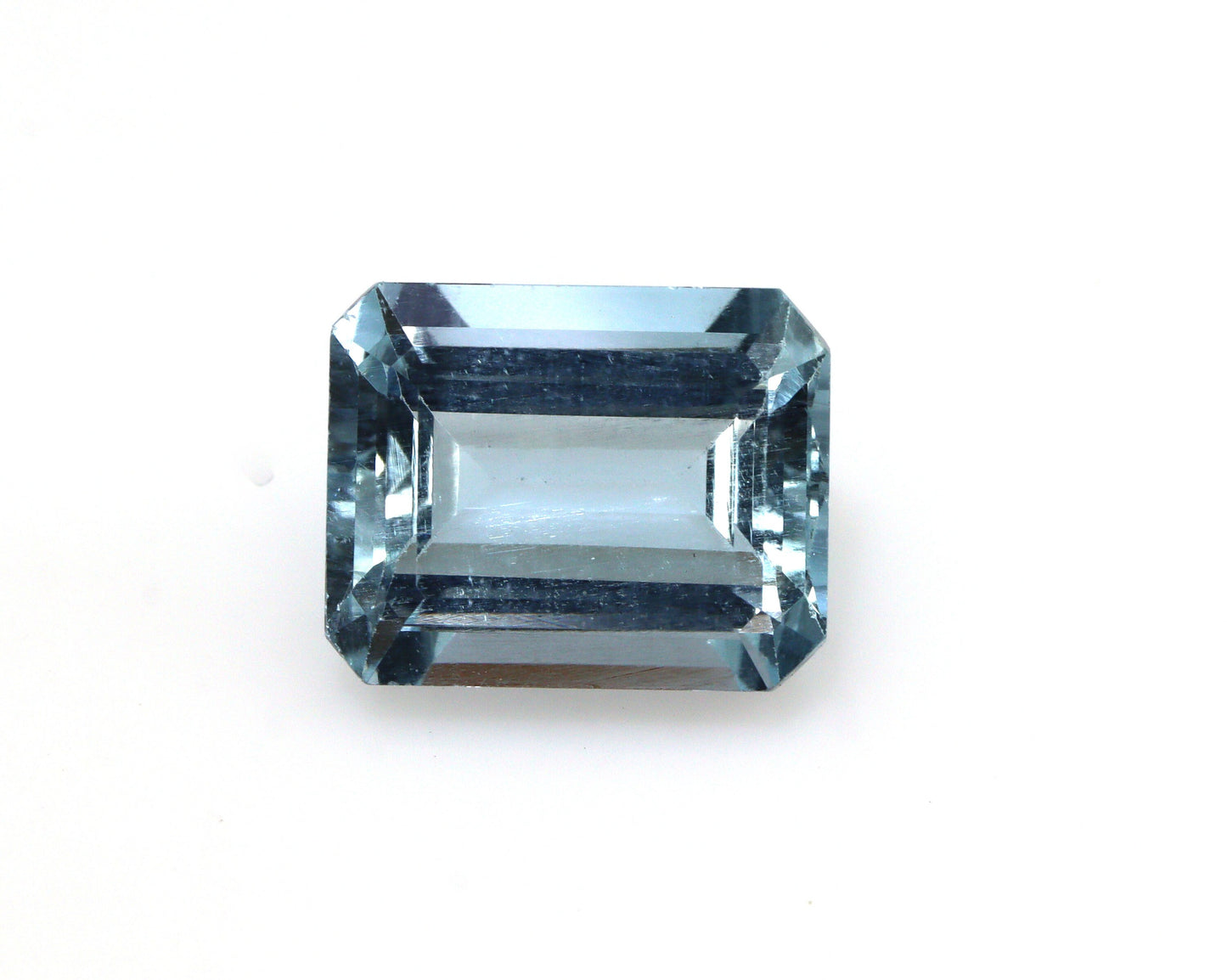 10x8 mm Emerald Cut Natural Aquamarine, 3.25 cts, Perfect Size Aquamarine, Good Quality Octagon, Emerald Cut Pendant, Aquamarine Ring