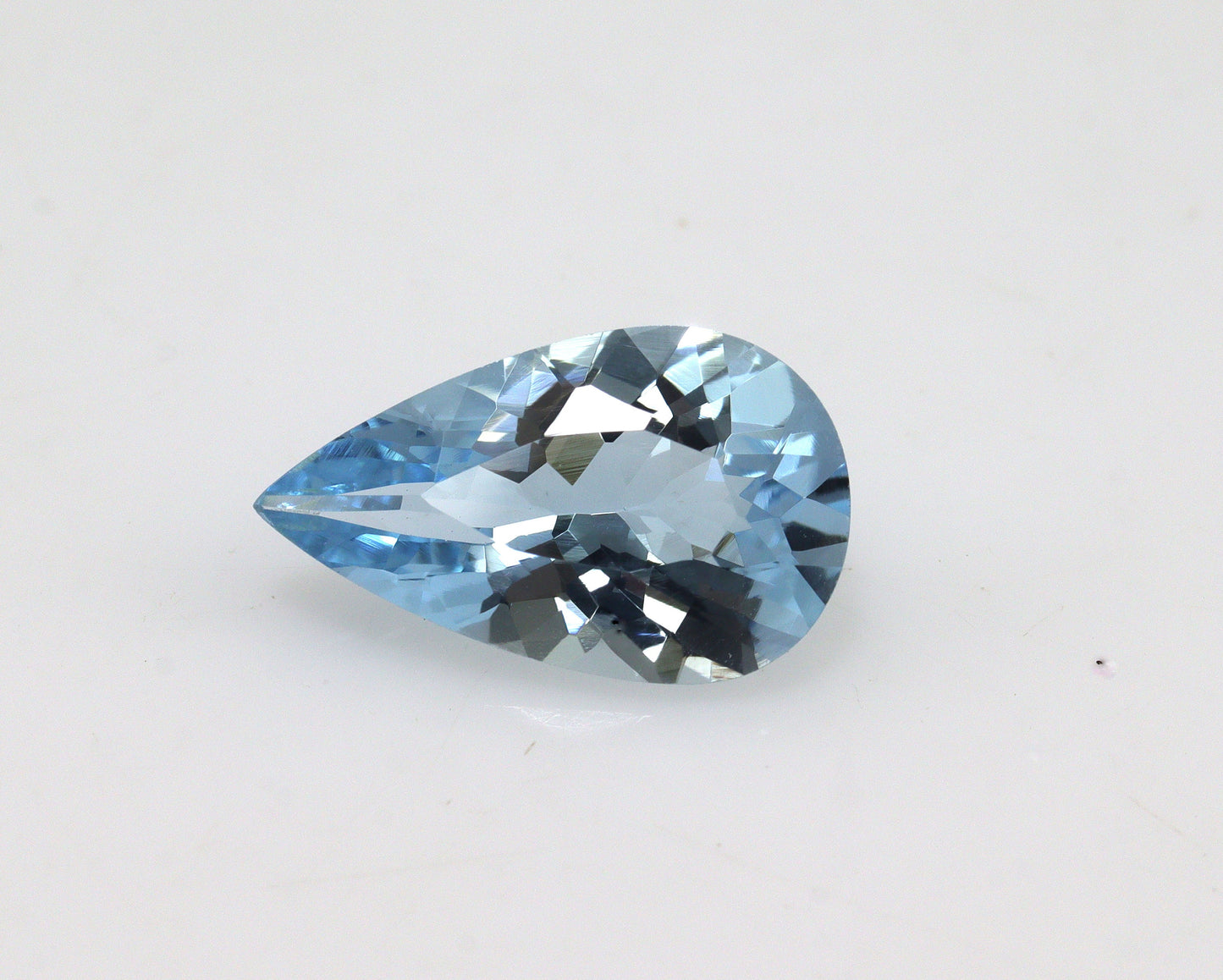 2.58 Ct Natural AAA+ Aquamarine Pear Cut 13.3x8 mm | Loose Blue Aquamarine Gem for Pear Ring, Pendant, Necklace