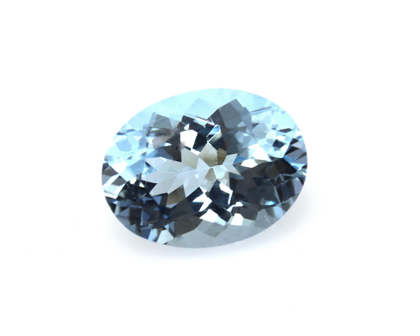2.93 Ct AAA+ Natural Dark Blue Aquamarine Oval Cut – Top Grade March Birthstone Gemstone for Ring or Pendant