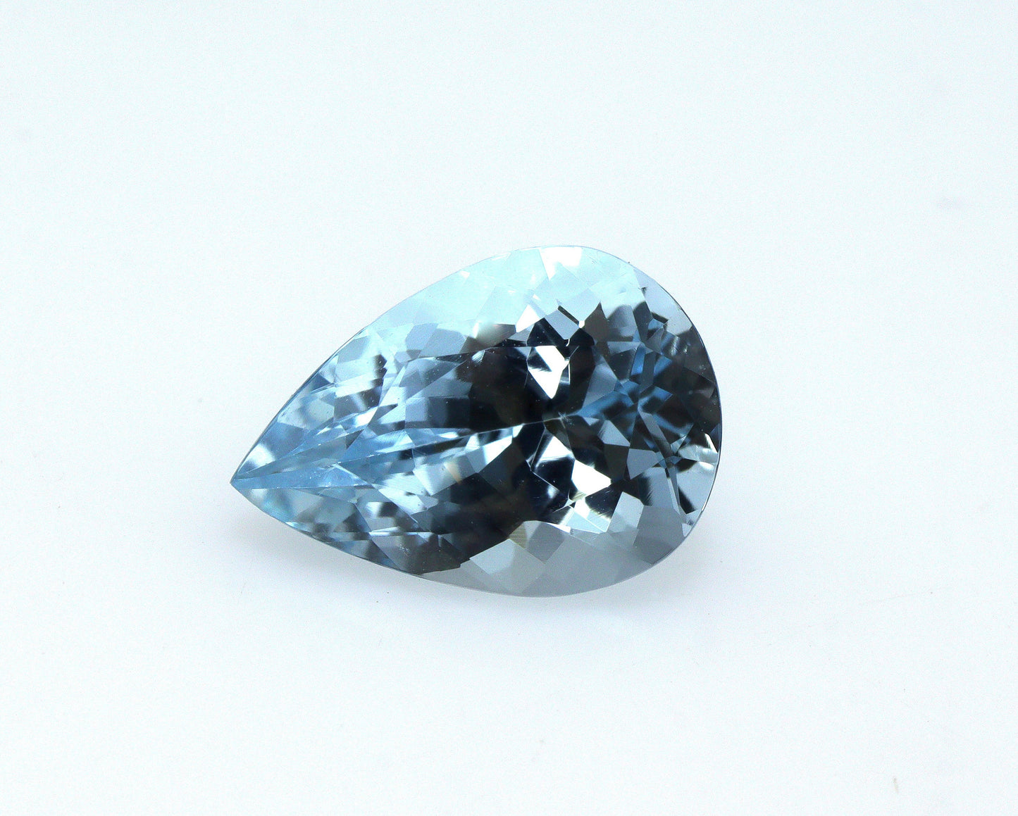 2.28 Ct Natural Aquamarine Pear Cut 10.9x7.7 mm, Medium Blue Loose Gemstone, Eye Clean March Birthstone, Fine Jewelry Aquamarine