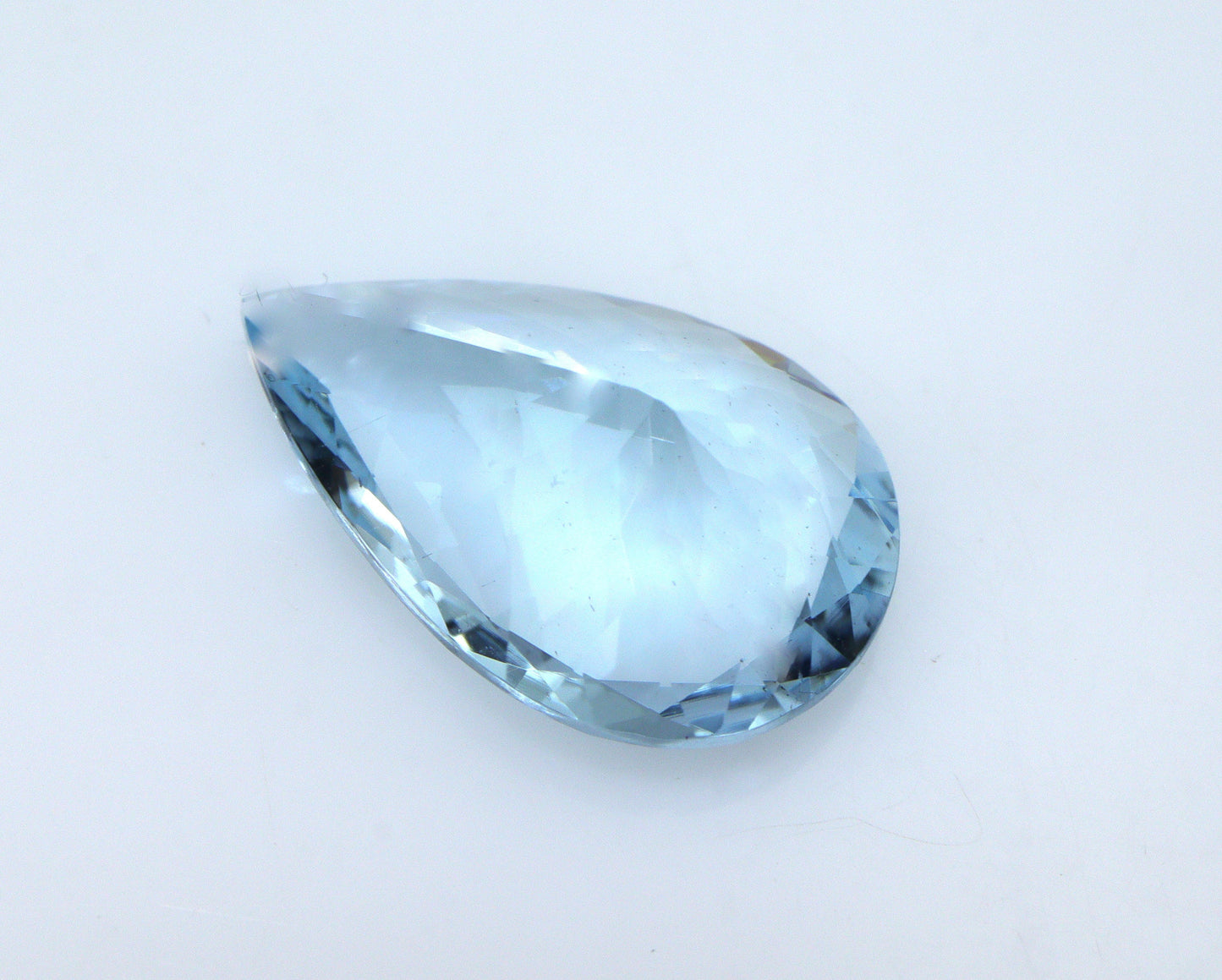 4.5 Ct Natural Aquamarine Pear Cut • AAA Medium Blue Aquamarine • Unheated Eye-Clean Gemstone • Pear Aquamarine for Engagement Ring