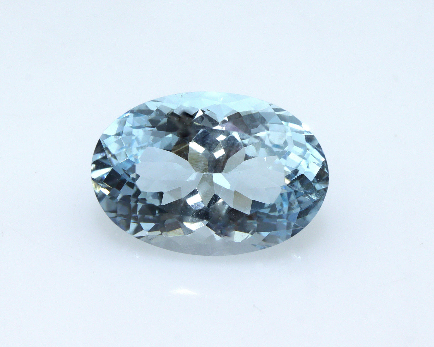 6.5 Ct Natural Aquamarine Oval Cut 15x10.4 mm, Medium Blue Gemstone, Loose March Birthstone, Eye Clean Unheated Aquamarine