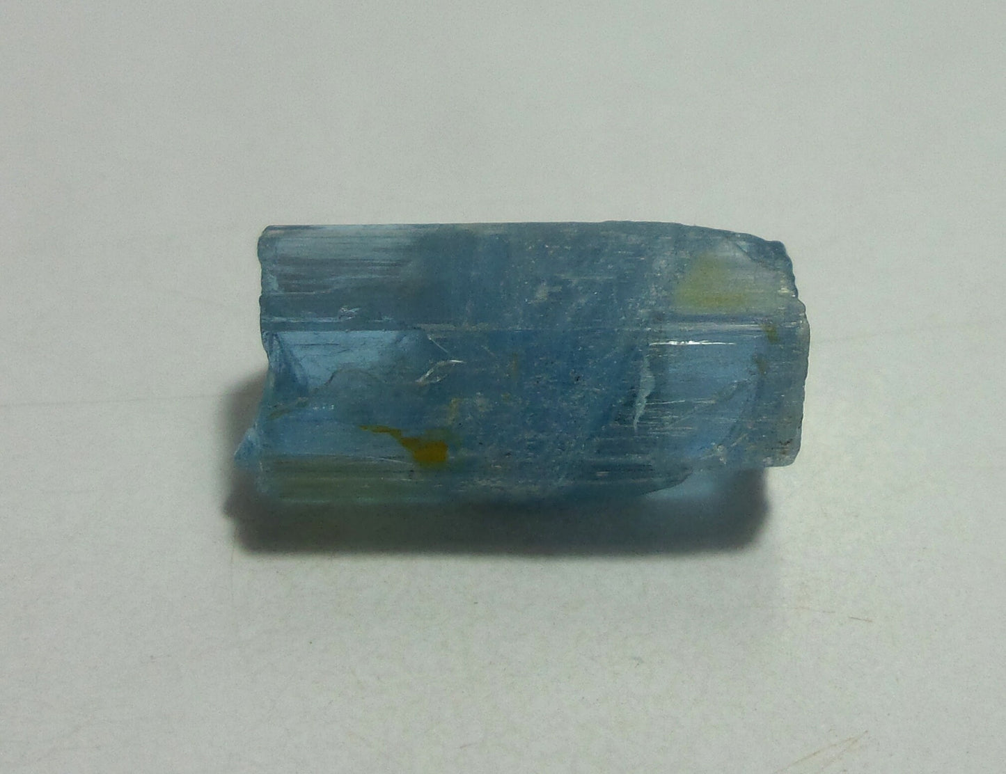 19.4x10.7 mm Deep Blue RAW Aquamarine Crystal, Rough Aquamarine, Etched Aquamarine, Terminated Aquamarine, Raw Jewelry, For Harmony, Peace