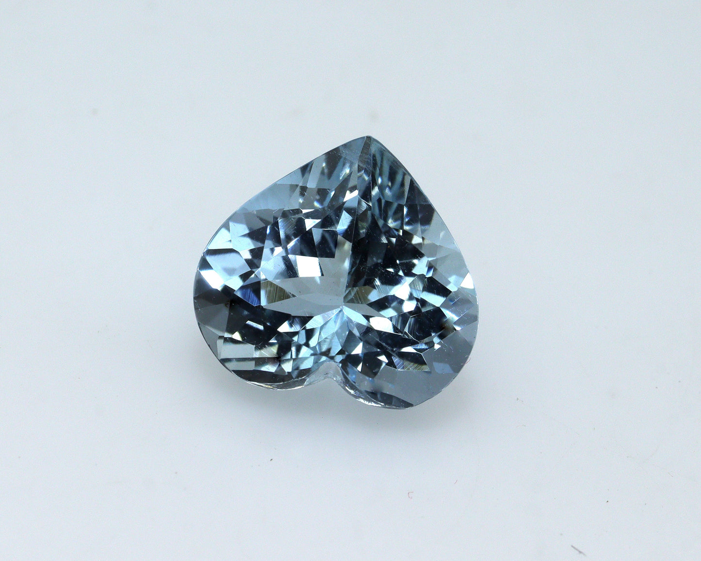 1.95 Ct AAA+ Blue Aquamarine Heart | Natural Eye Clean Unheated Gemstone for Engagement Ring or Pendant