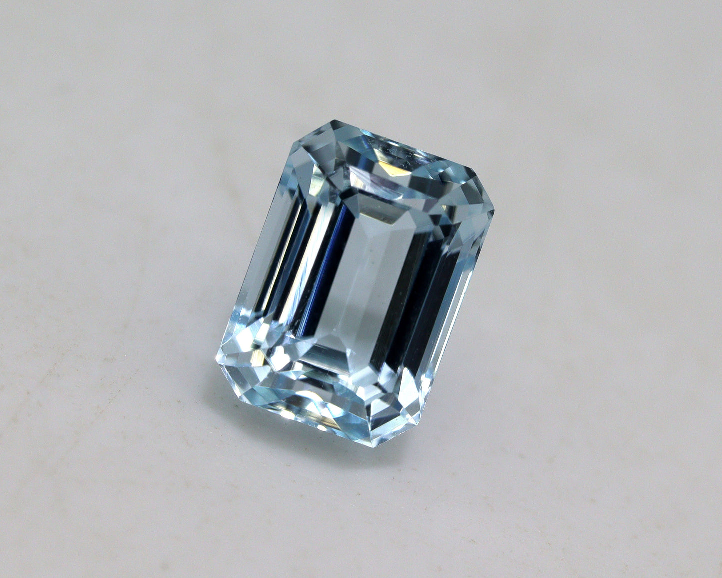 2 Ct AAA Natural Aquamarine | Emerald Cut Loose Gem | Light Blue | Eye Clean to VVS | East West Ring Gem | Birthday & Christmas Gift