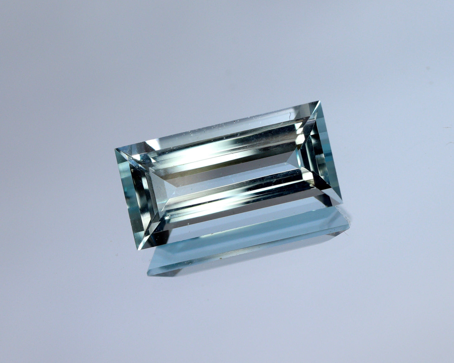 1.6 Cts AAA Natural Aquamarine Baguette Cut Loose Gemstone | Sky Blue Aquamarine for Statement Ring or Pendant | Custom Jewelry Stone