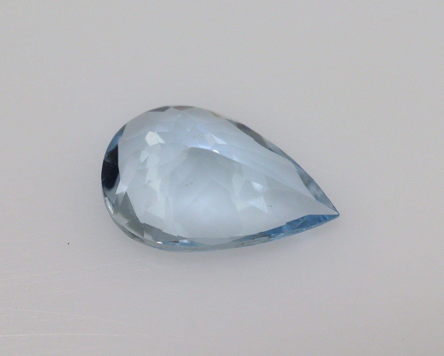 1.52 Ct AAA Natural Aquamarine Pear Cut – Medium Blue | Eye-Clean Faceted Gemstone | Perfect for Pear Cut Engagement Ring, Fine Jewelry