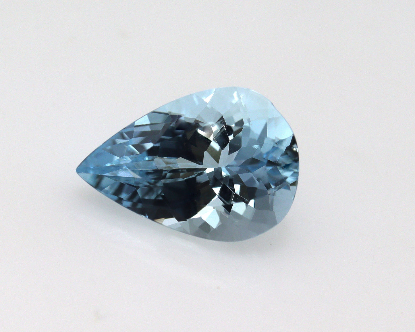 BEAUTY! AAA+ Natural Aquamarine Pear Cut, 1.95 Cts For Aquamarine Pear Ring, Diamond Halo Necklace, Pear Pendant, Aquamarine Engagement Ring