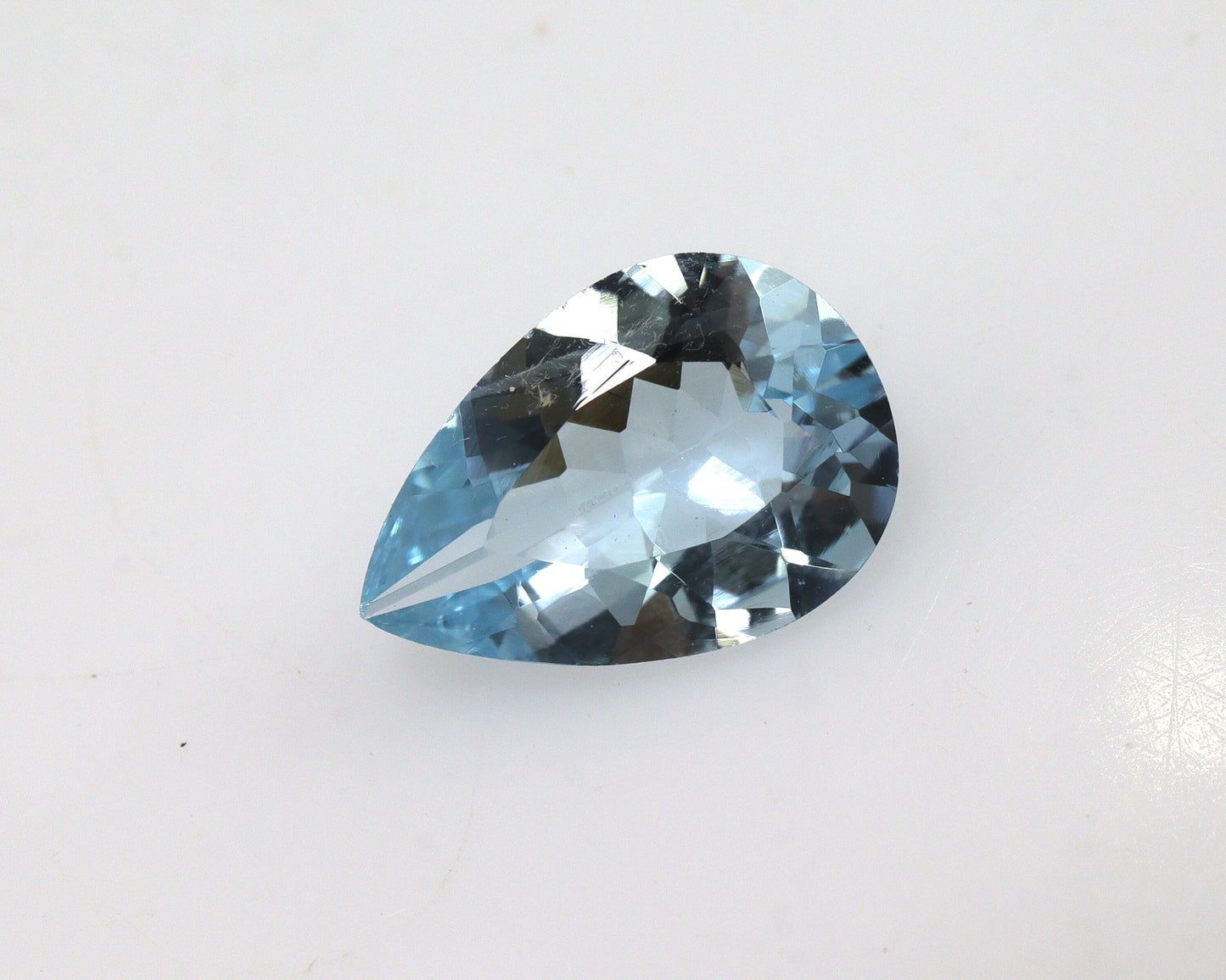10x7 mm TOP Quality Natural AQUAMARINE Pear | Unheated Dark Blue Aquamarine Gemstone | AAA Grade Aquamarine for Pear Ring