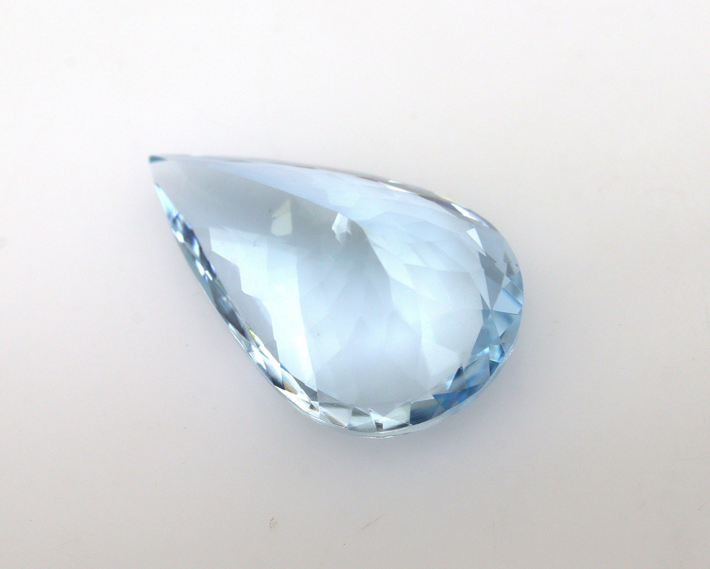 5 Ct Natural Aquamarine Pear Cut • AAA+ Medium–Dark Blue Aquamarine • Big Gemstone for Ring • Unheated Statement Aquamarine