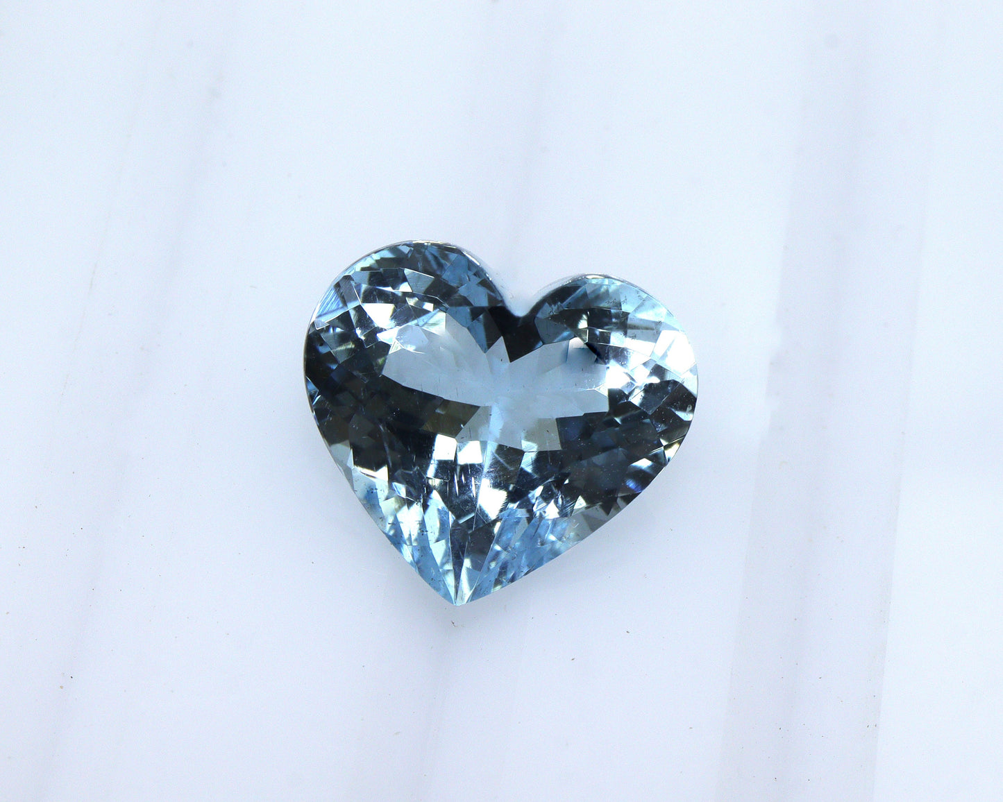 4.5 Ct AAA Natural Aquamarine Heart Cut | High Grade Unheated Aquamarine | Heart Shape Gemstone for Engagement Ring or Pendant