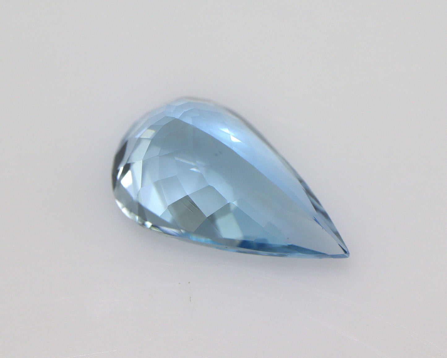 2.28 Ct Dark Blue Aquamarine Pear Cut | AAA+ Natural Gemstone | Loupe Clean | March Birthstone | Aquamarine for Engagement Ring