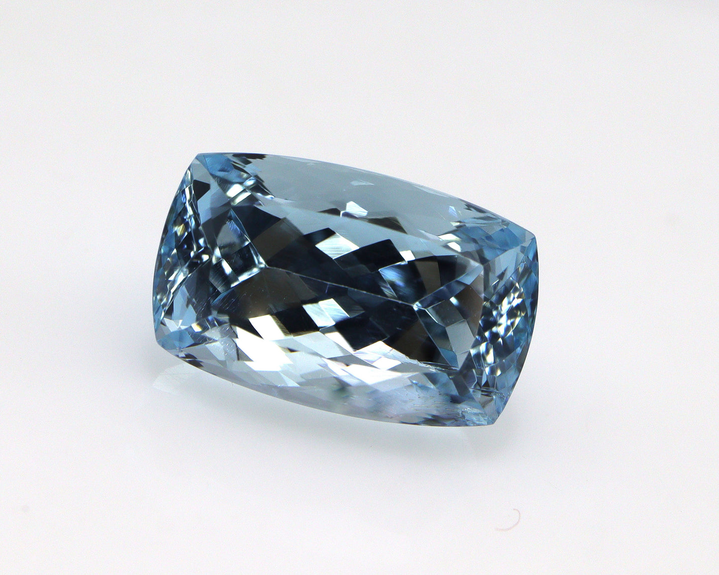 RARE! 9.1 Ct Natural Aquamarine Cushion Cut, AAA+ Medium to Dark Blue Gemstone, Big Aquamarine for Custom Fine Jewelry