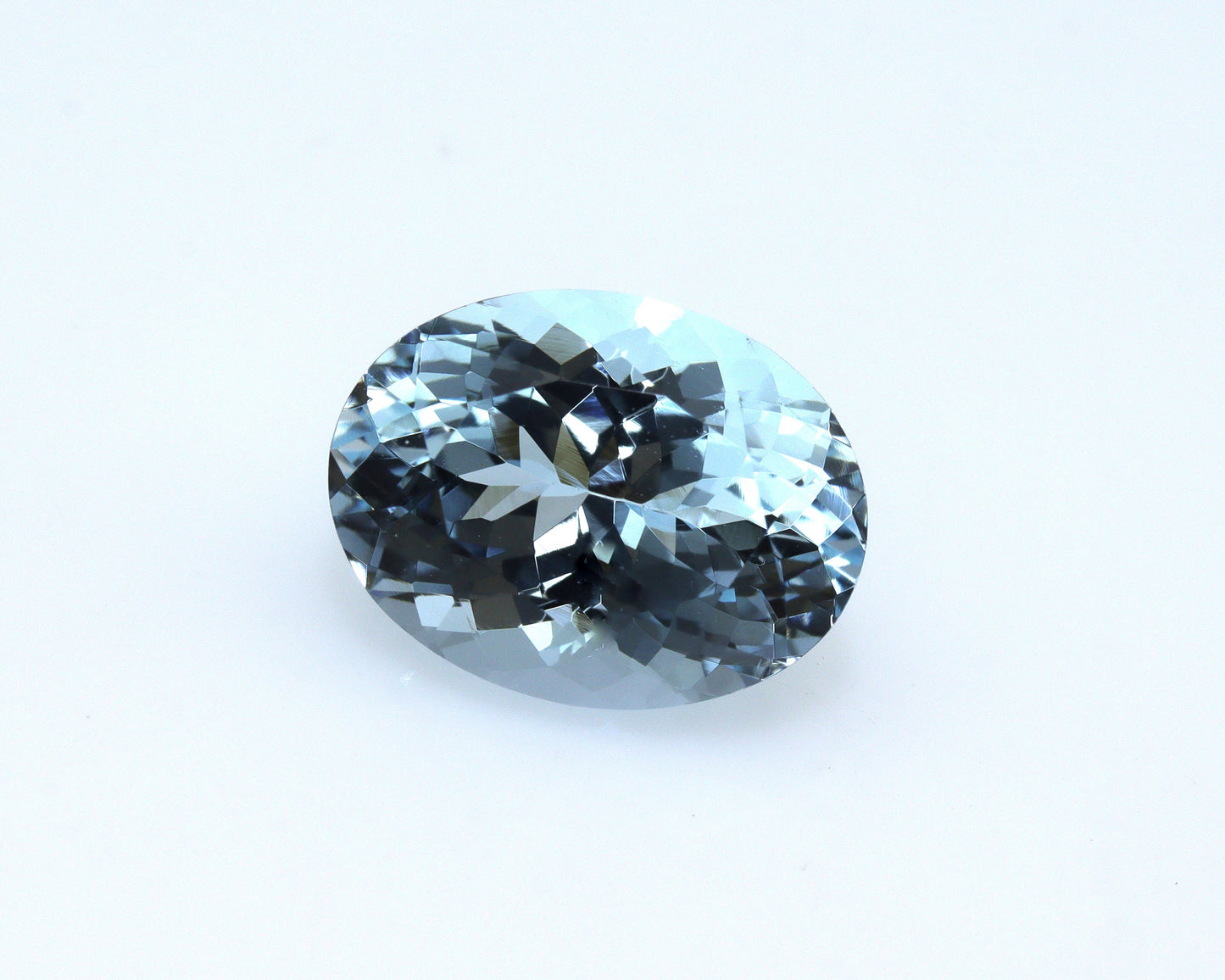 AAA+ 4.6 Ct AAA Natural Aquamarine Oval Cut 12.5x9.5 mm | Top Blue Faceted Gemstone | Loose Aquamarine for Ring, Pendant, Necklace