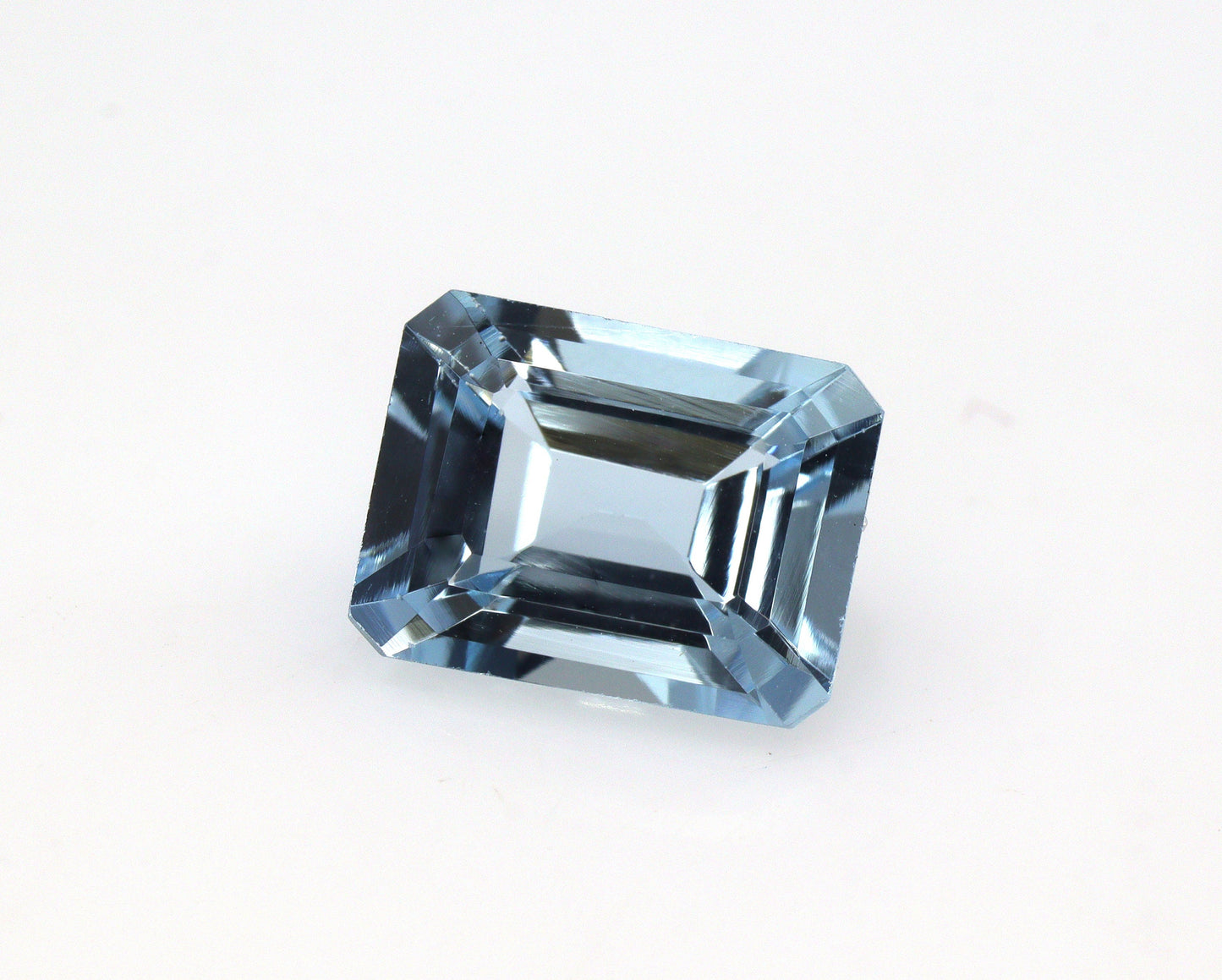 AAA 1.8 Ct Natural Aquamarine Emerald Cut, 8.5x6.6 mm Medium Blue Octagon Gemstone, Aquamarine Ring Stone, March Birthstone Jewelry