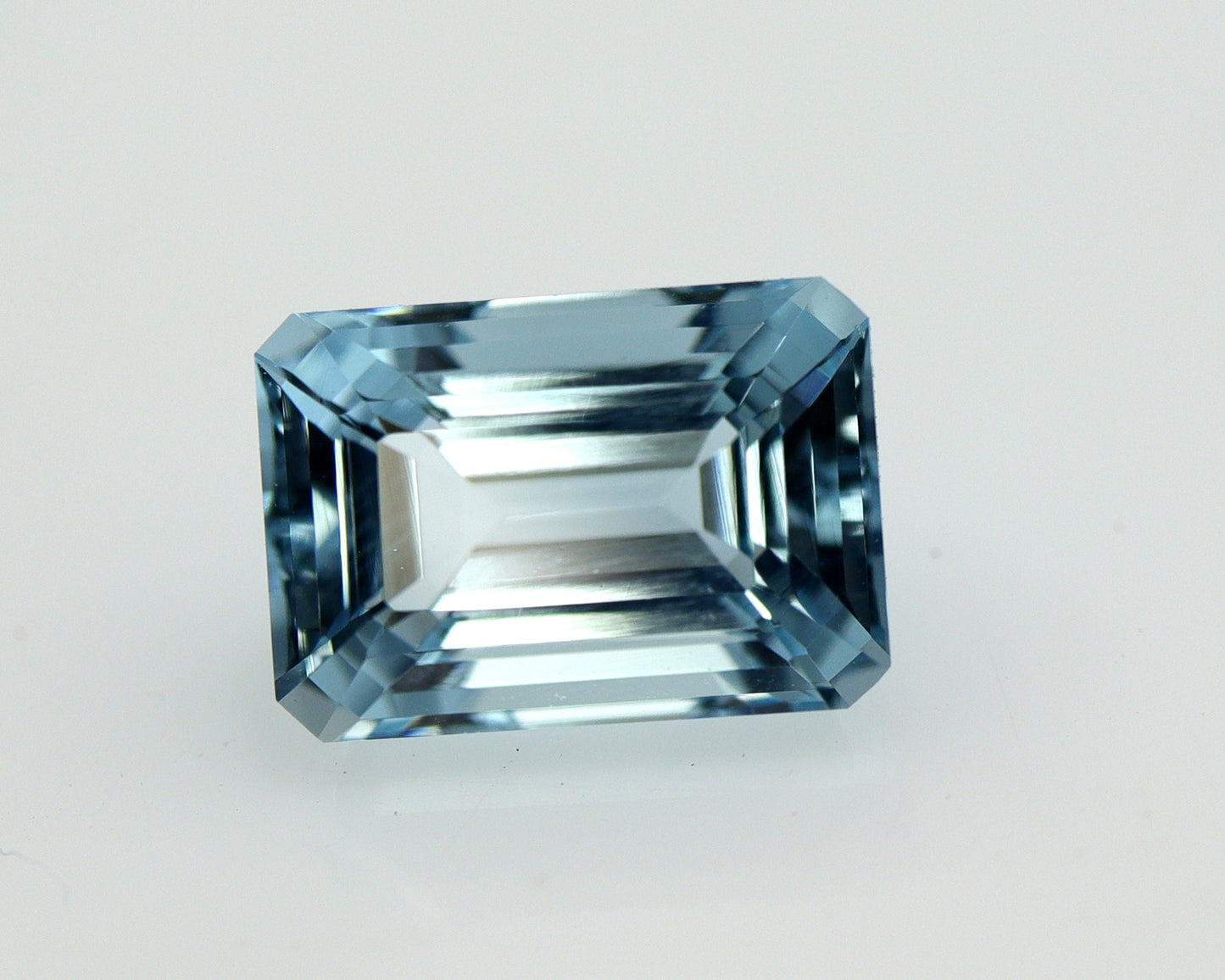2.5 Ct Aquamarine Emerald Cut – AAA+ Natural 9.3x6.5 mm Medium Blue Gemstone, Eye Clean Aquamarine for Ring or Pendant