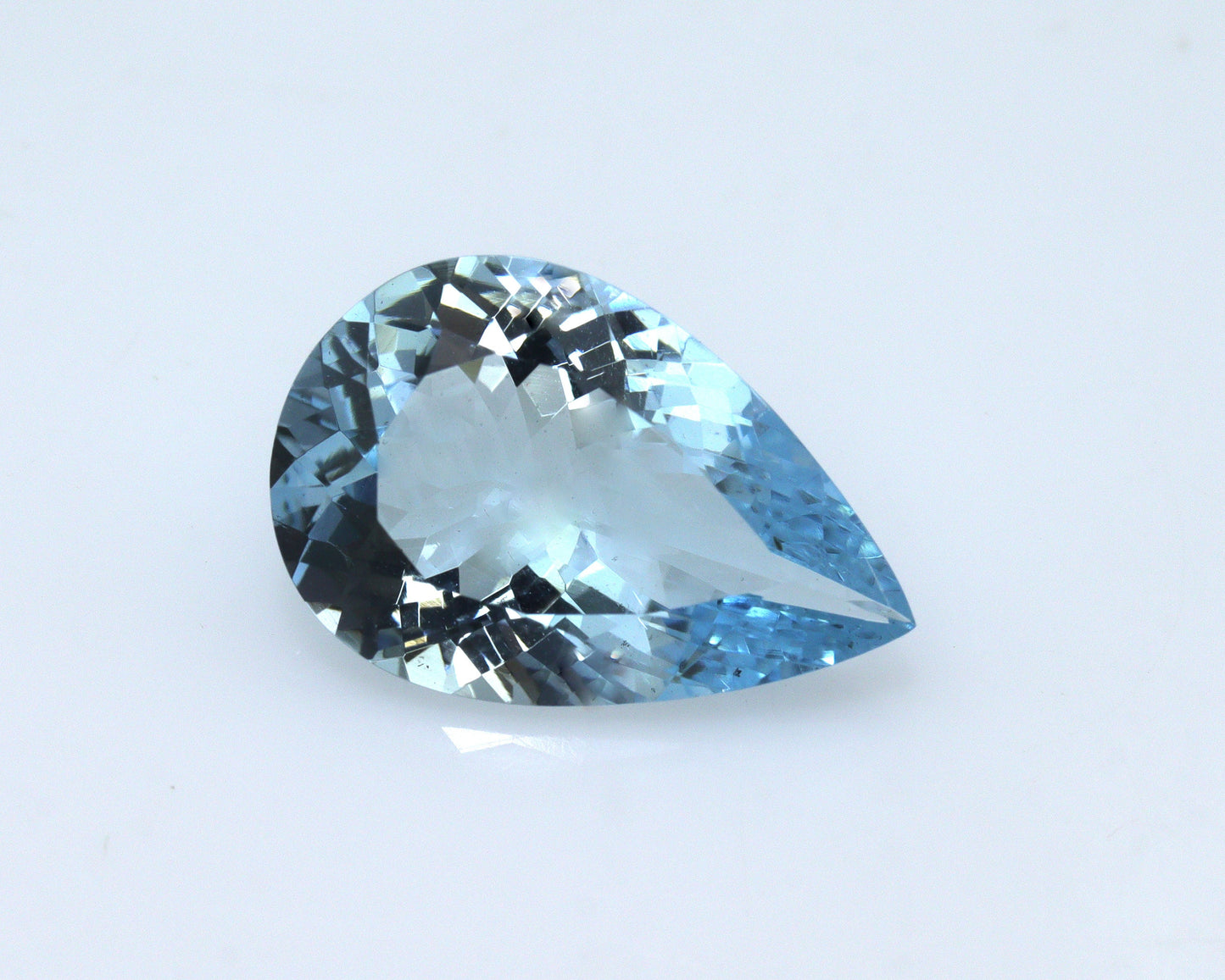 4.5 Ct Natural Aquamarine Pear Cut • AAA Medium Blue Aquamarine • Unheated Eye-Clean Gemstone • Pear Aquamarine for Engagement Ring