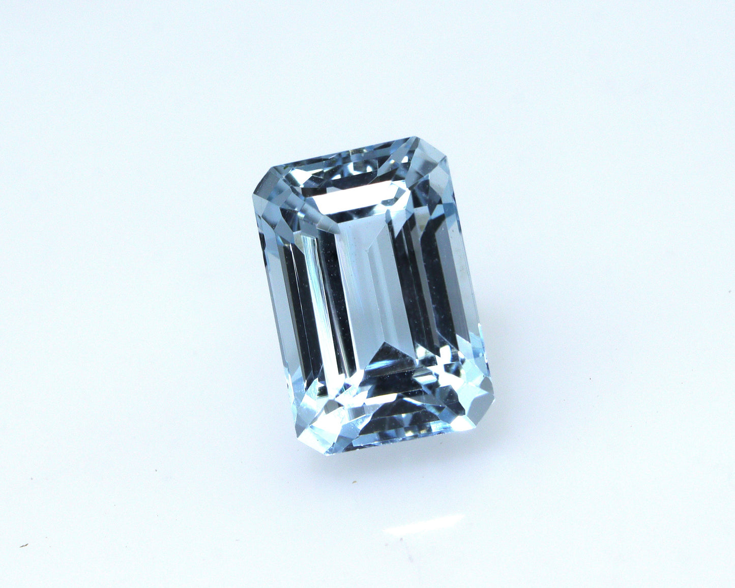 1.9 Ct Emerald Cut Aquamarine | AAA Natural Aquamarine for Jewelry | East West Ring Gemstone | Eye Clean | Horizontal Ring | East West Ring