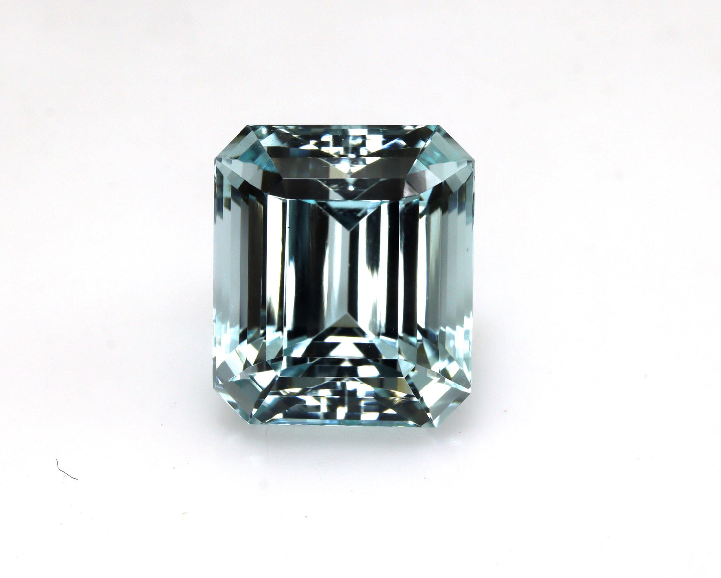 10.4 Ct Greenish Blue Aquamarine | Emerald Cut Gem 13x11.3mm | Flawless Brazilian Aquamarine | AAA Loose Gem for Ring, Big Emerald Cut Ring