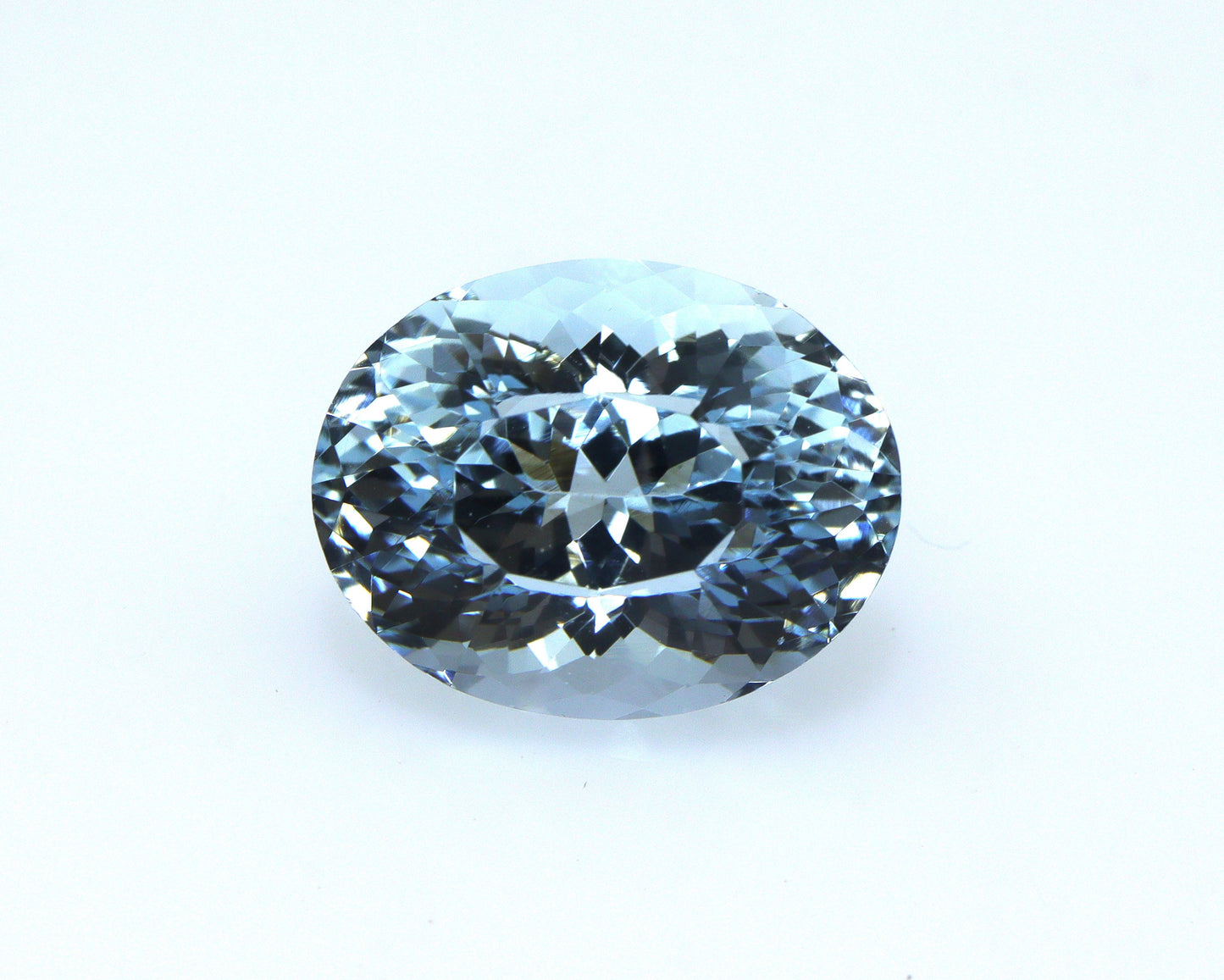 6.6 Ct Oval Cut Aquamarine | AAA+ Natural Blue Gem | Loupe Clean Stone for Fine Jewelry | Ring or Pendant | Certified | 13.3x10.4 mm