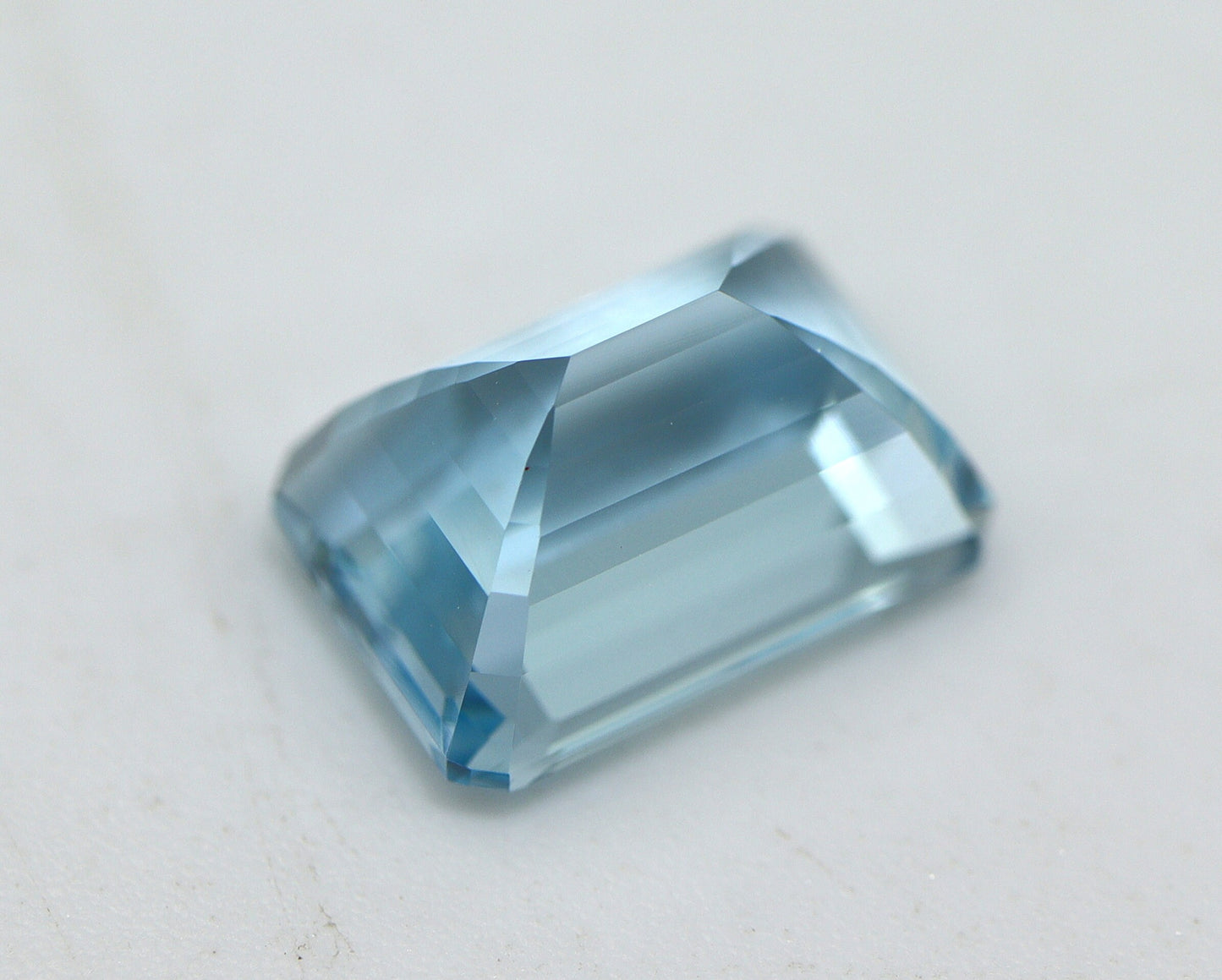 2.5 Ct Aquamarine Emerald Cut – AAA+ Natural 9.3x6.5 mm Medium Blue Gemstone, Eye Clean Aquamarine for Ring or Pendant