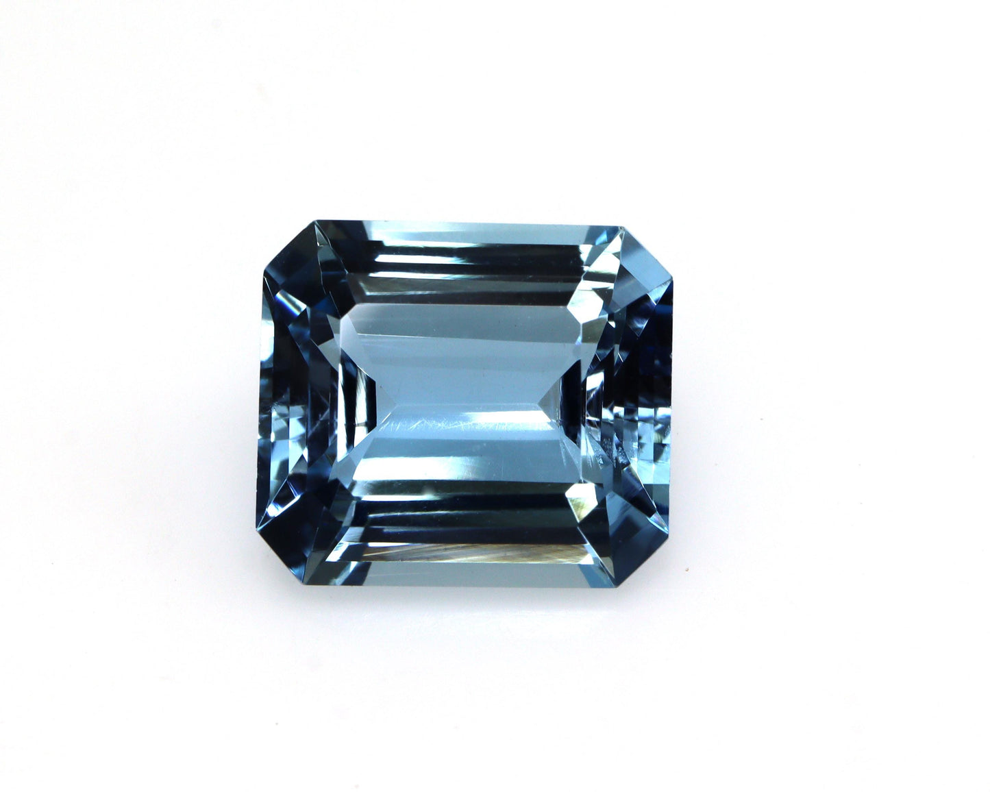 Santa Maria Aquamarine 4.45 Ct | 11x10 mm Dark Blue Emerald Cut Gemstone, Exclusive Natural Stone for Engagement Ring